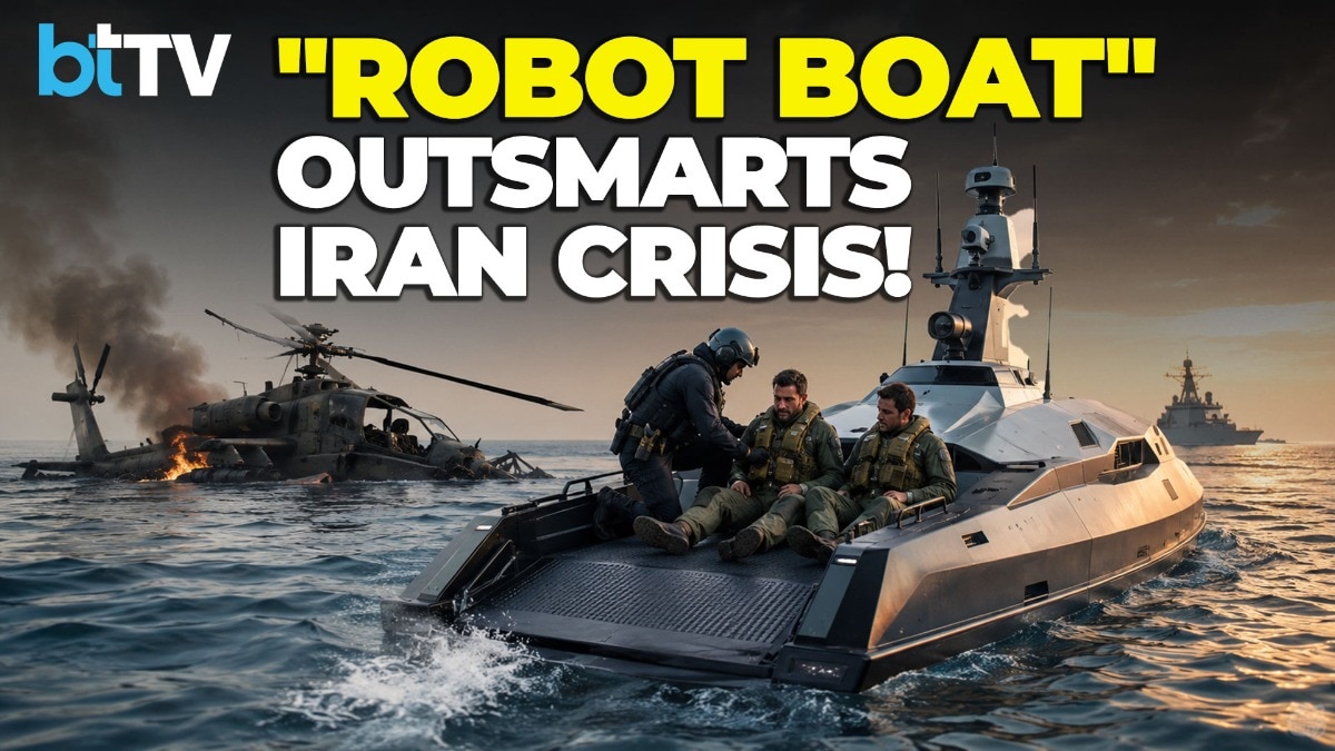 Watch: U.S. Navy Sea Drone Rescues Downed Apache Crew Near Strategically Vital Hormuz Strait!