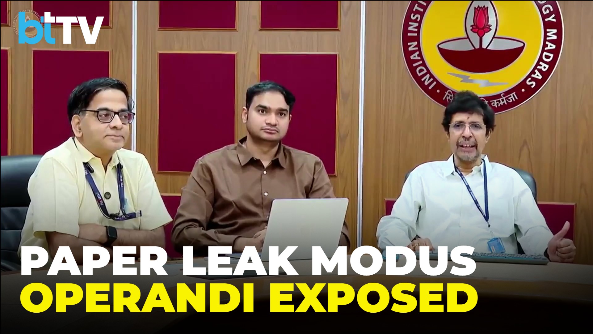 IIT Madras Director Exposes How Fake 'Paper Leak' Videos Can Be Created On Telegram