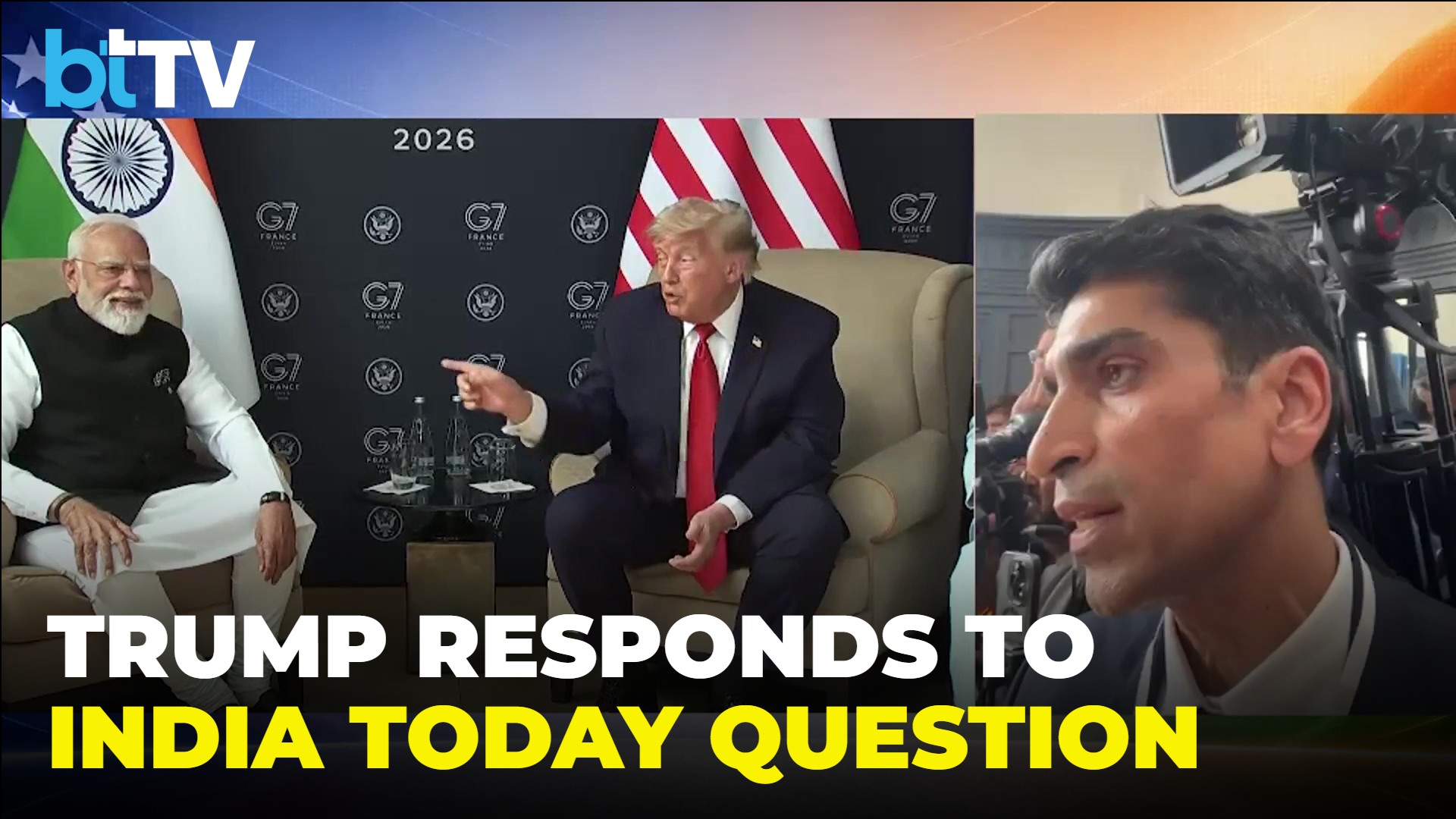 "White House Loves India!": Trump Reassures India Today After Question On Policy Concerns