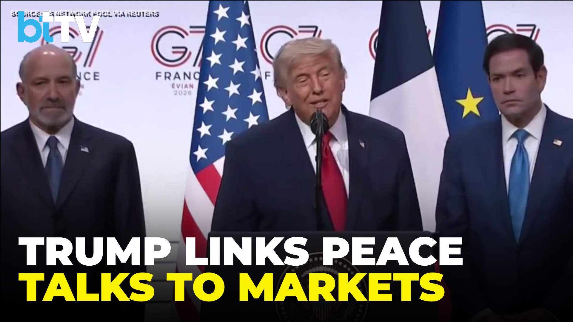 Donald Trump: Peace Talks Boosted Stock Markets an