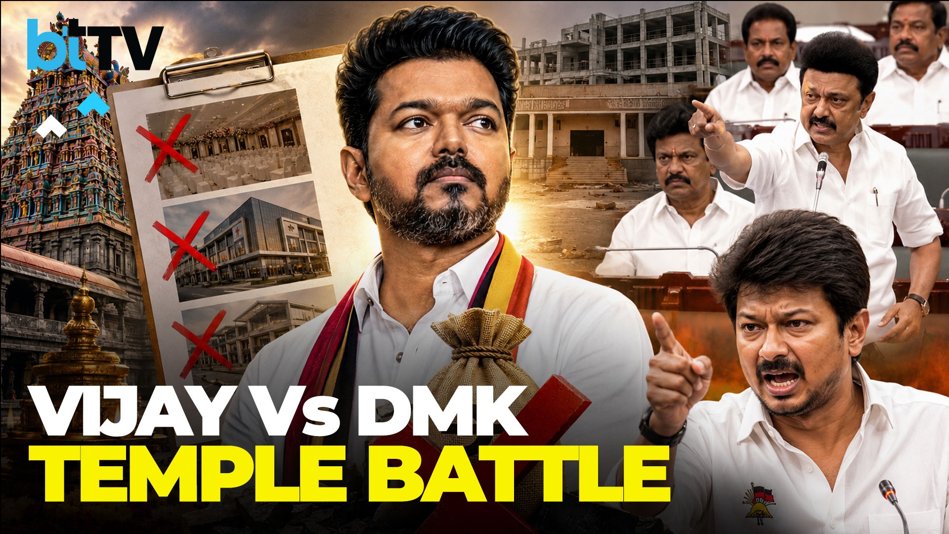 Vijay Govt Cancels ₹246 Crore Temple Projects, Sparks Showdown With DMK