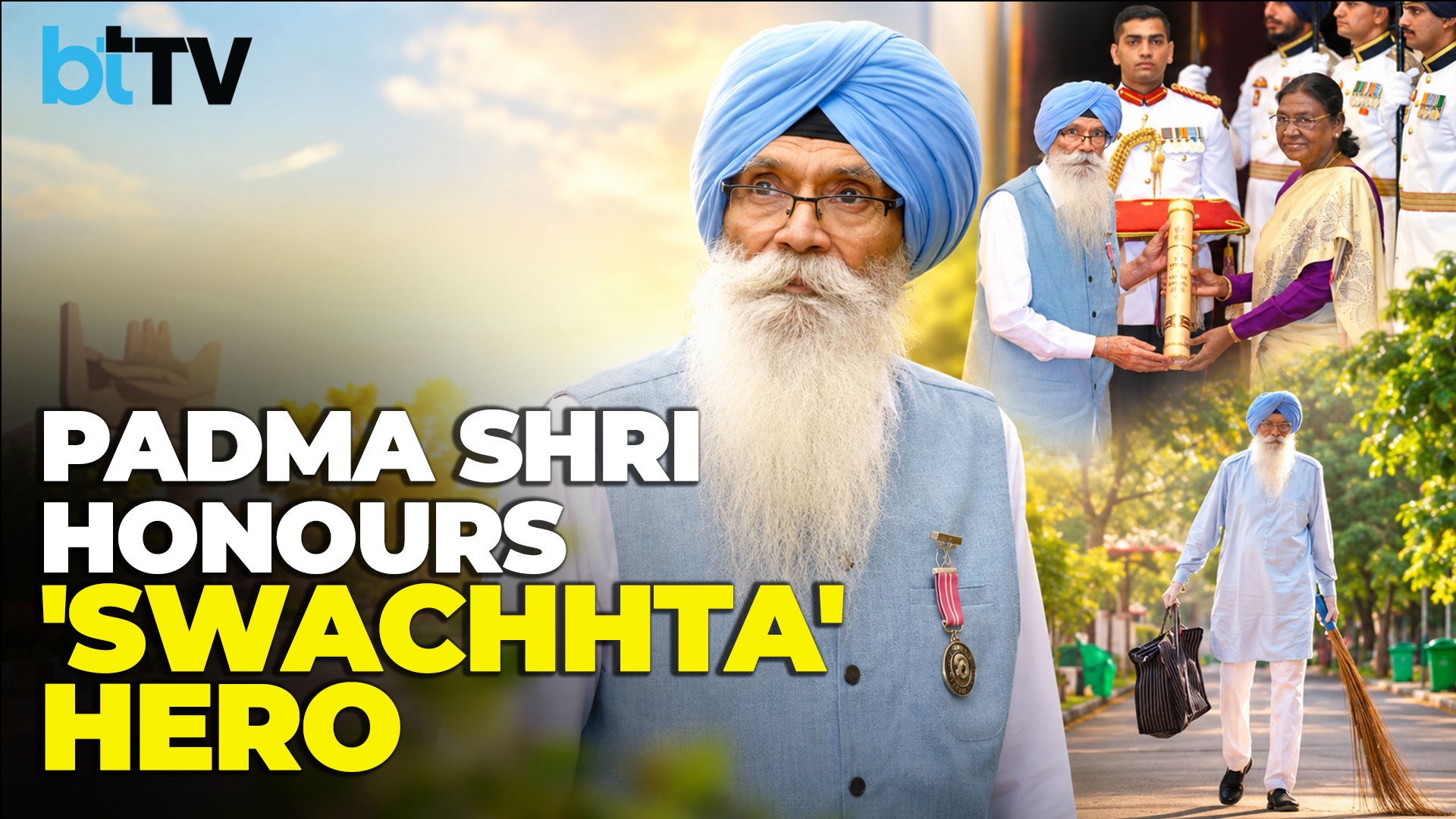 The Man Behind Chandigarh's Cleanliness Mission: Meet Padma Shri Awardee Inderjit Singh Sidhu