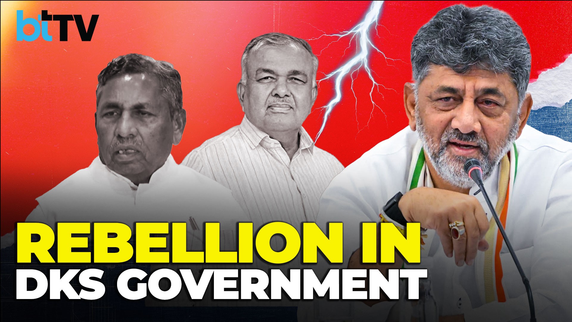 Karnataka’s D K Shivakumar Govt Faces Early Crisis as Minister Resigns Over Portfolio Row
