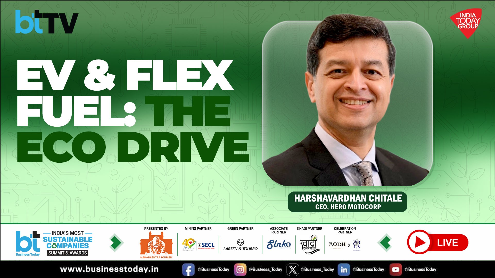 #BTSustainabilityAwards LIVE: The Eco Drive - Will Flex-Fuel & EVs Redefine India's Mobility?