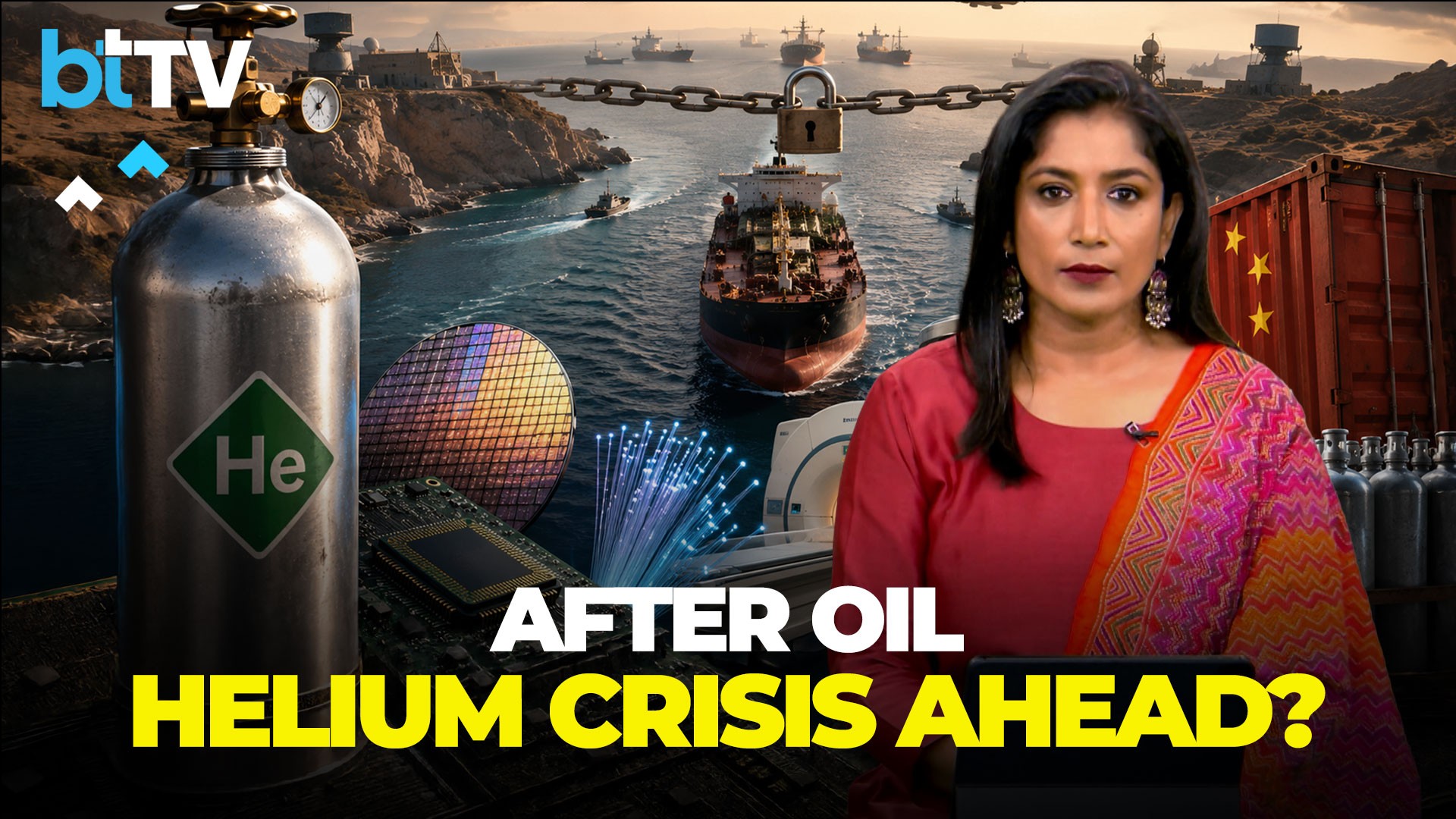 After Hormuz Crisis, China's Helium Ban Threatens Global Electronics, Chips & MRI Supply