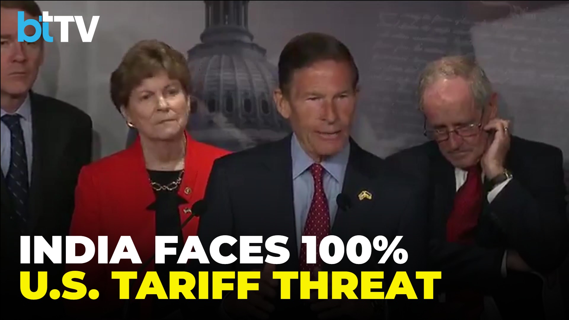 India Faces 100% Tariff Threat As U.S. Senators Unveil Sweeping Russia Sanctions Bill