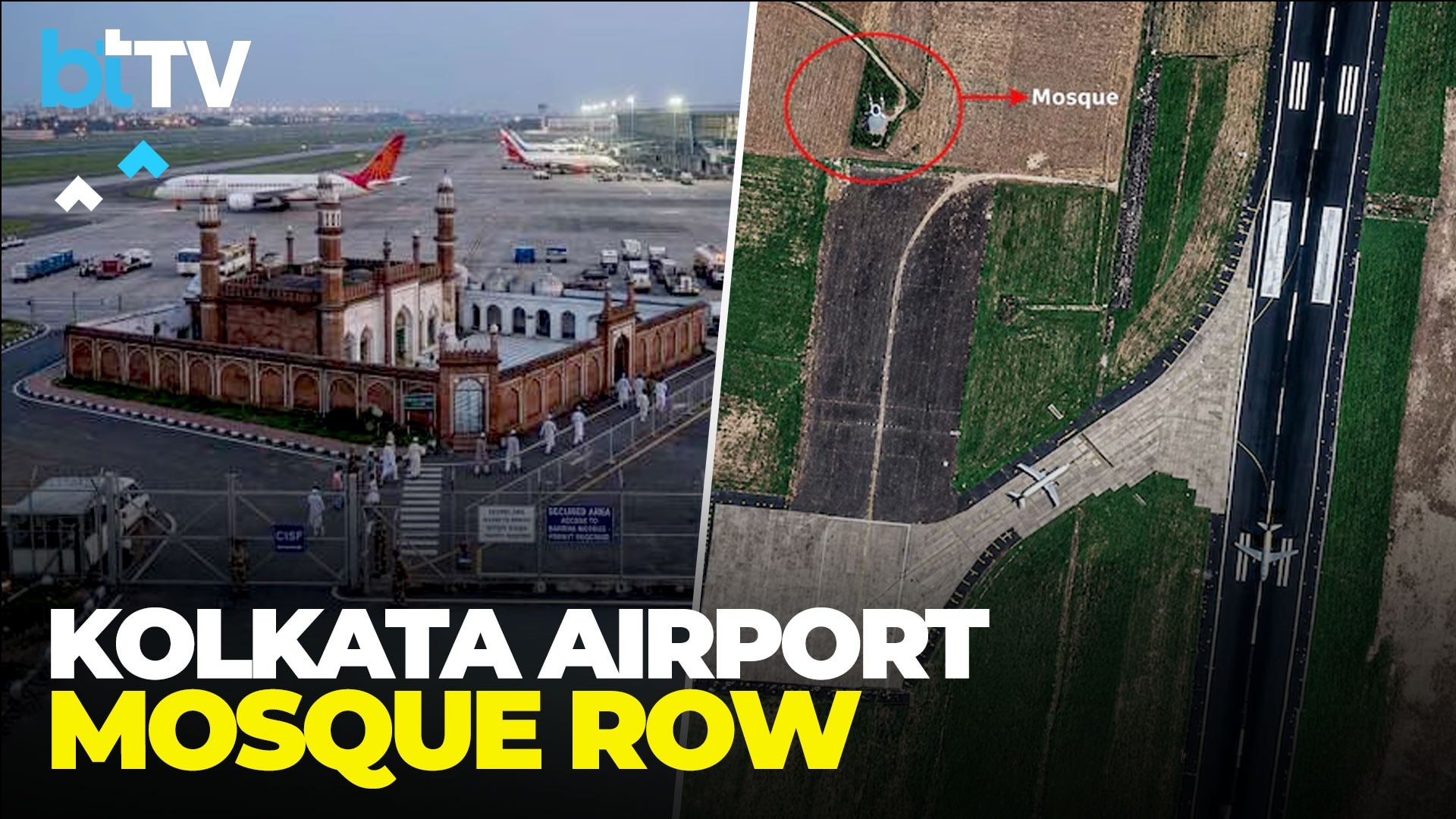 Ground Report: Heavy Security Outside Kolkata Airport As Mosque Access Row Intensifies