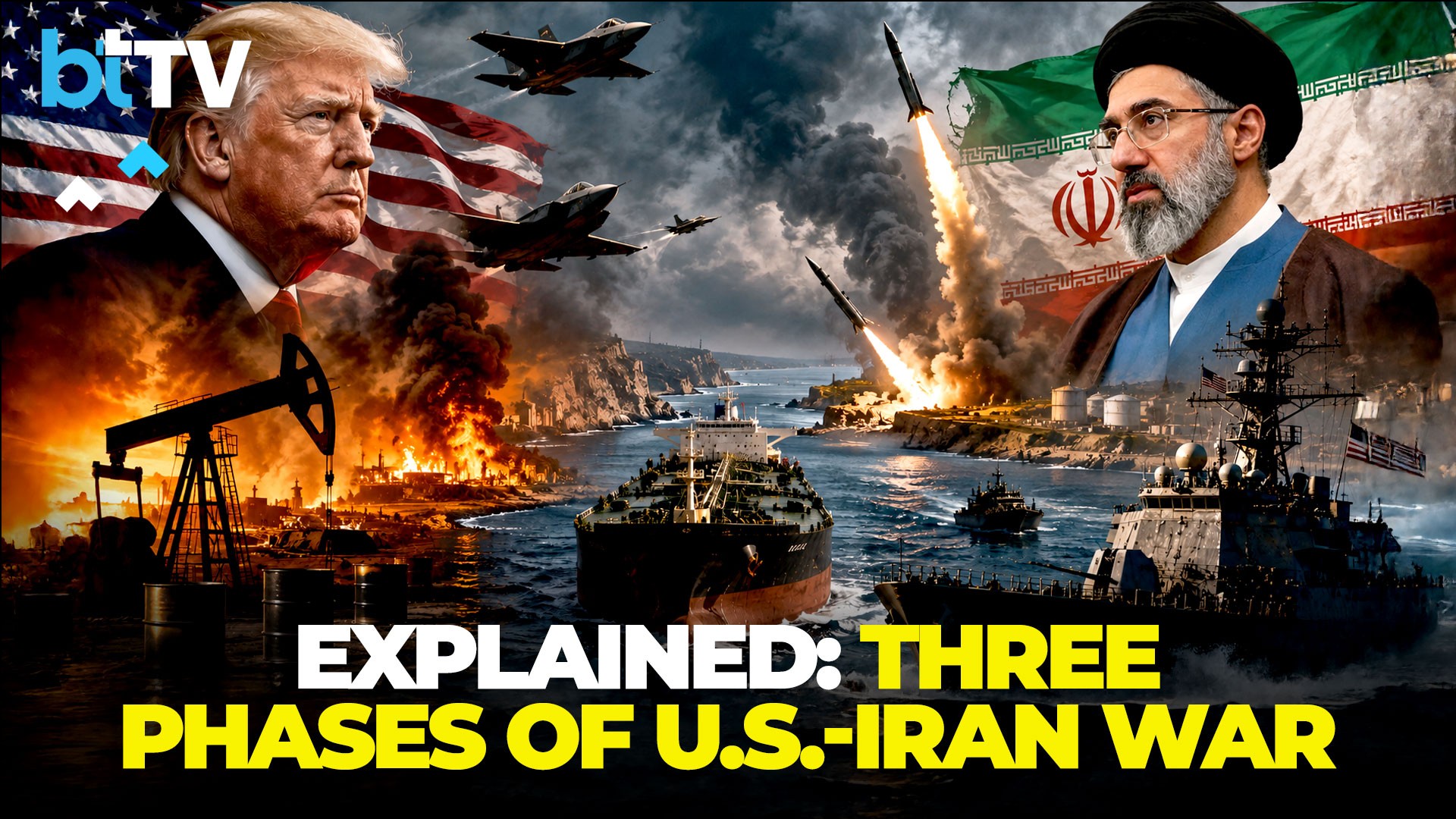 U.S.-Iran War’s 3 Phases Explained: From Khamenei’s Killing To Battle For Strait Of Hormuz