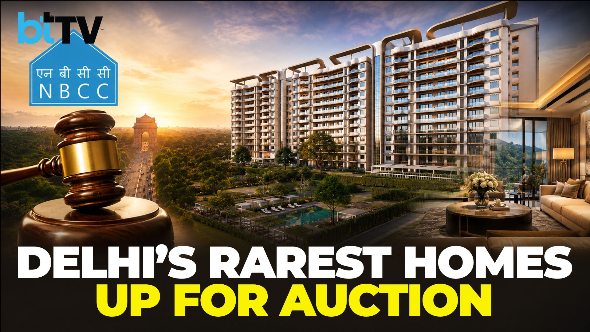 NBCC To Auction 262 Ultra Luxury Homes Near Chanakyapuri Starting Above Rs 15 Crore