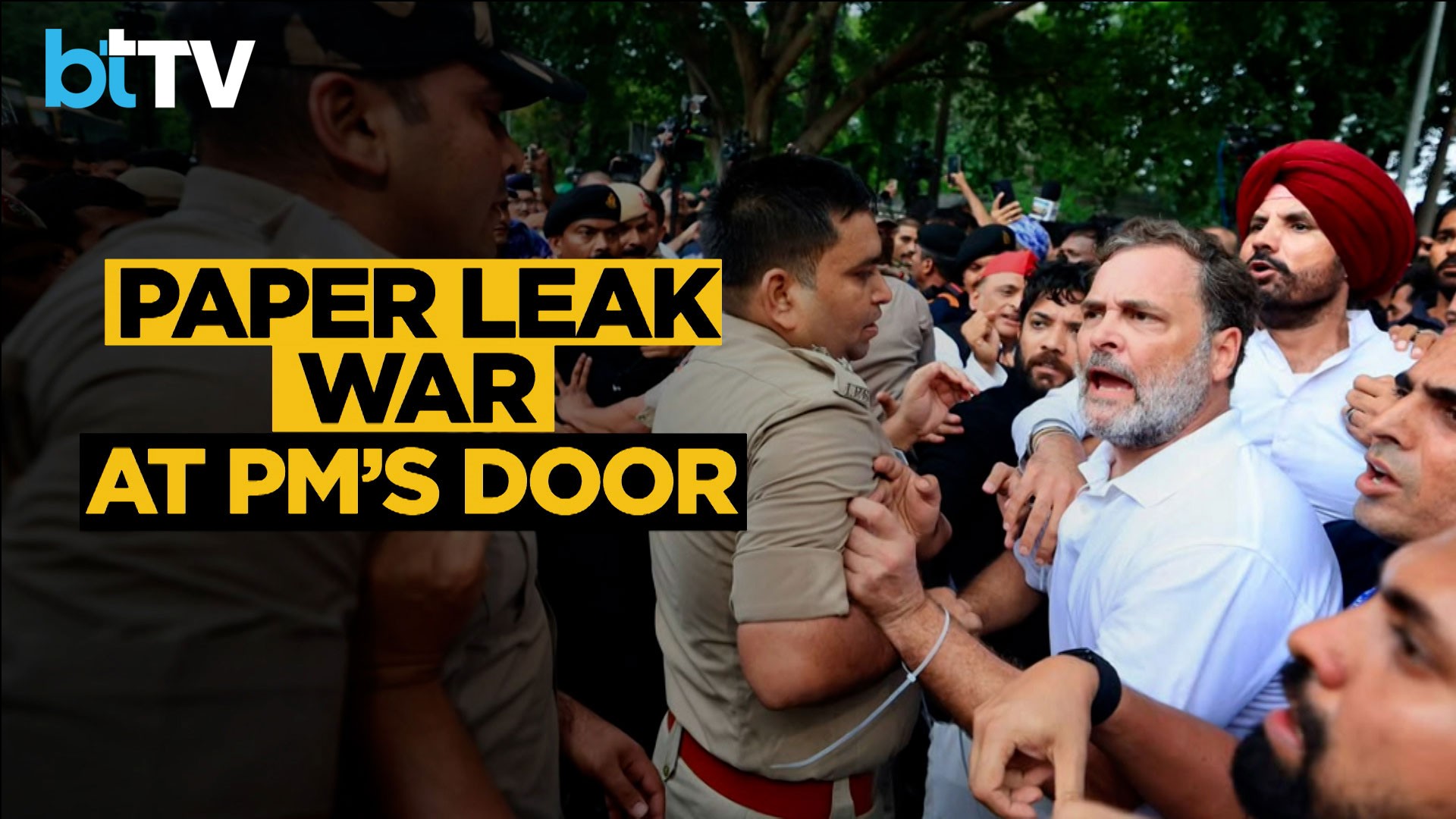 NEET Paper Leak Row: Rahul Gandhi Detained During Protest Near PM's Residence