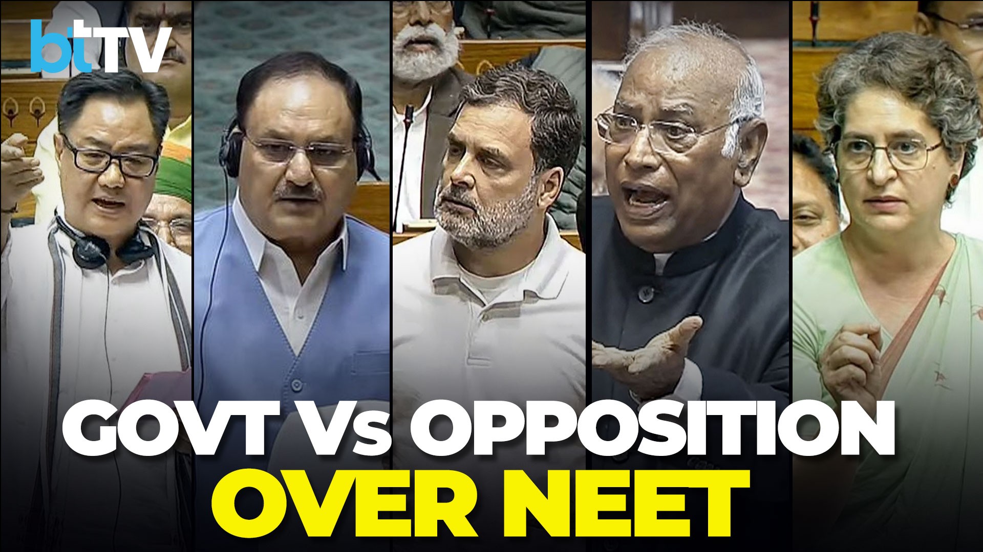 NEET Row Stalls Parliament: Govt Says Debate First, Oppn Demands Pradhan's Resignation