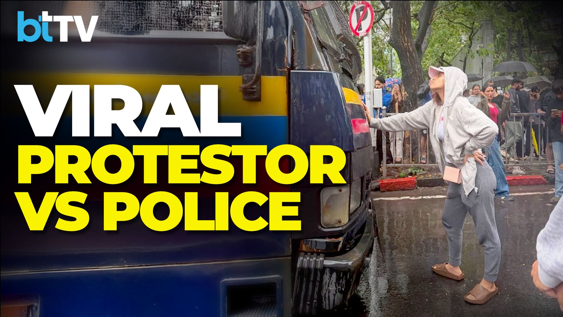 Protestor Rhiya Ahir's Viral Standoff With Police Puts Mumbai Student Protests In Spotlight