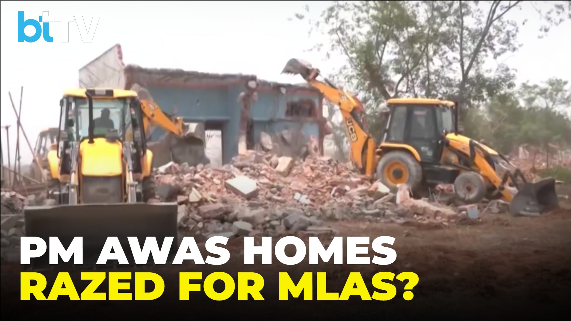 Raipur Demolition Row: 90+ Families Homeless For MLA Colony, Villagers Protest Amid Tears!