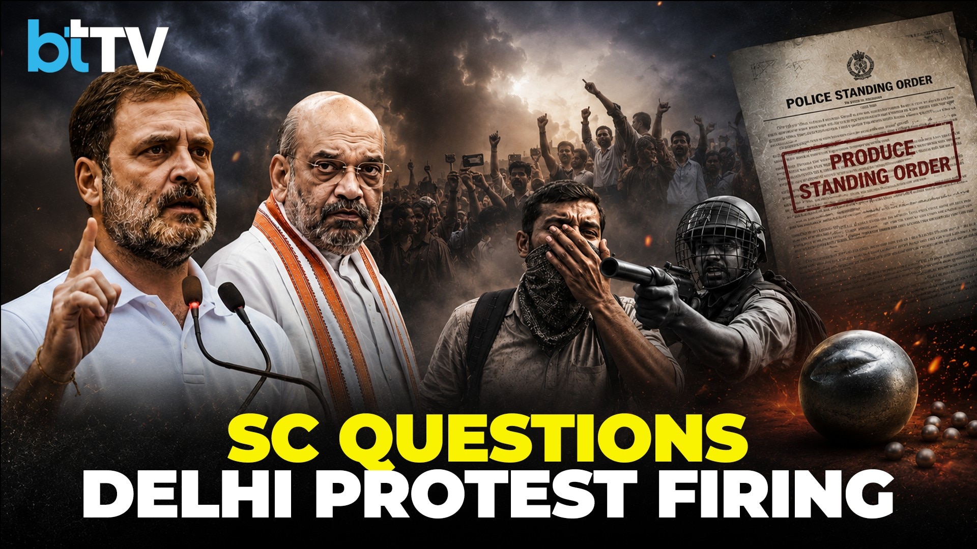 Parliament Erupts Over Delhi Protest Pellet Gun Allegations | SC Steps In