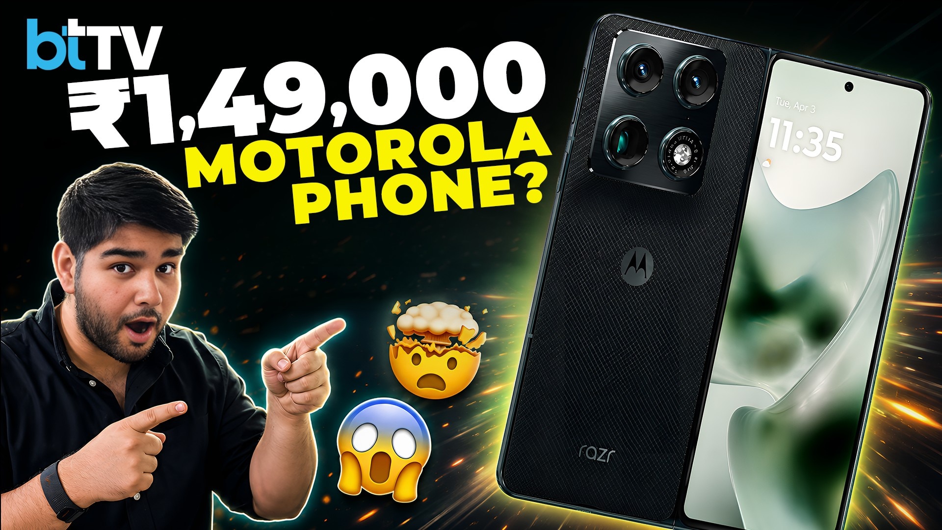 Motorola Razr Fold Review: Top Of The Line Folding Phone With 6000mAh Battery!
