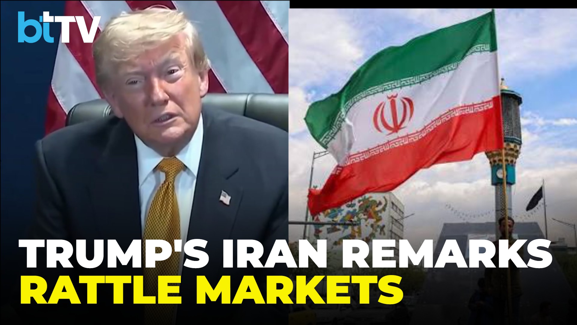 Trump Says Iran MoU Is 'Over'; Markets Slide, Crude Oil Surges