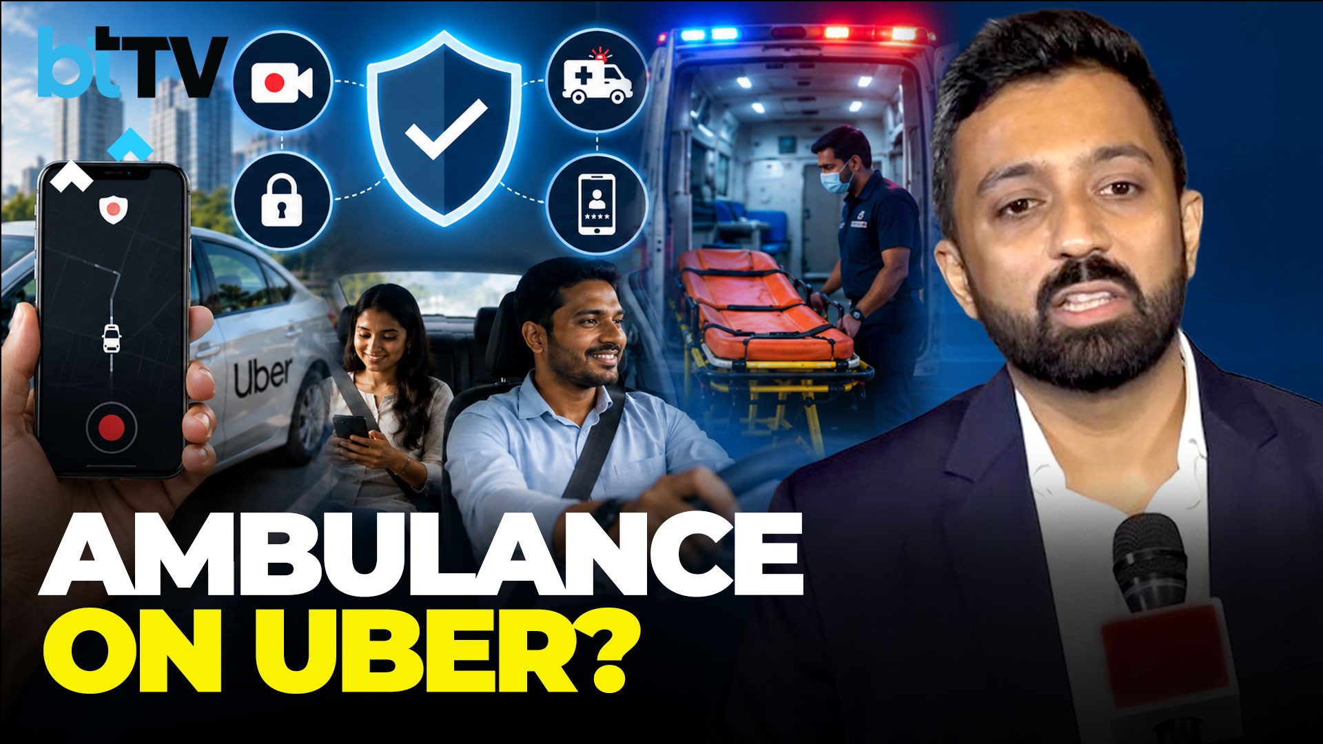 Uber Launches Ambulance Assistance & Ride Recordin