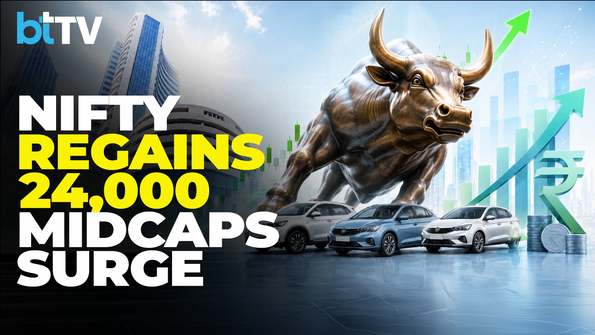 Nifty Rallied As Investors Bought Into Pharma, Mid