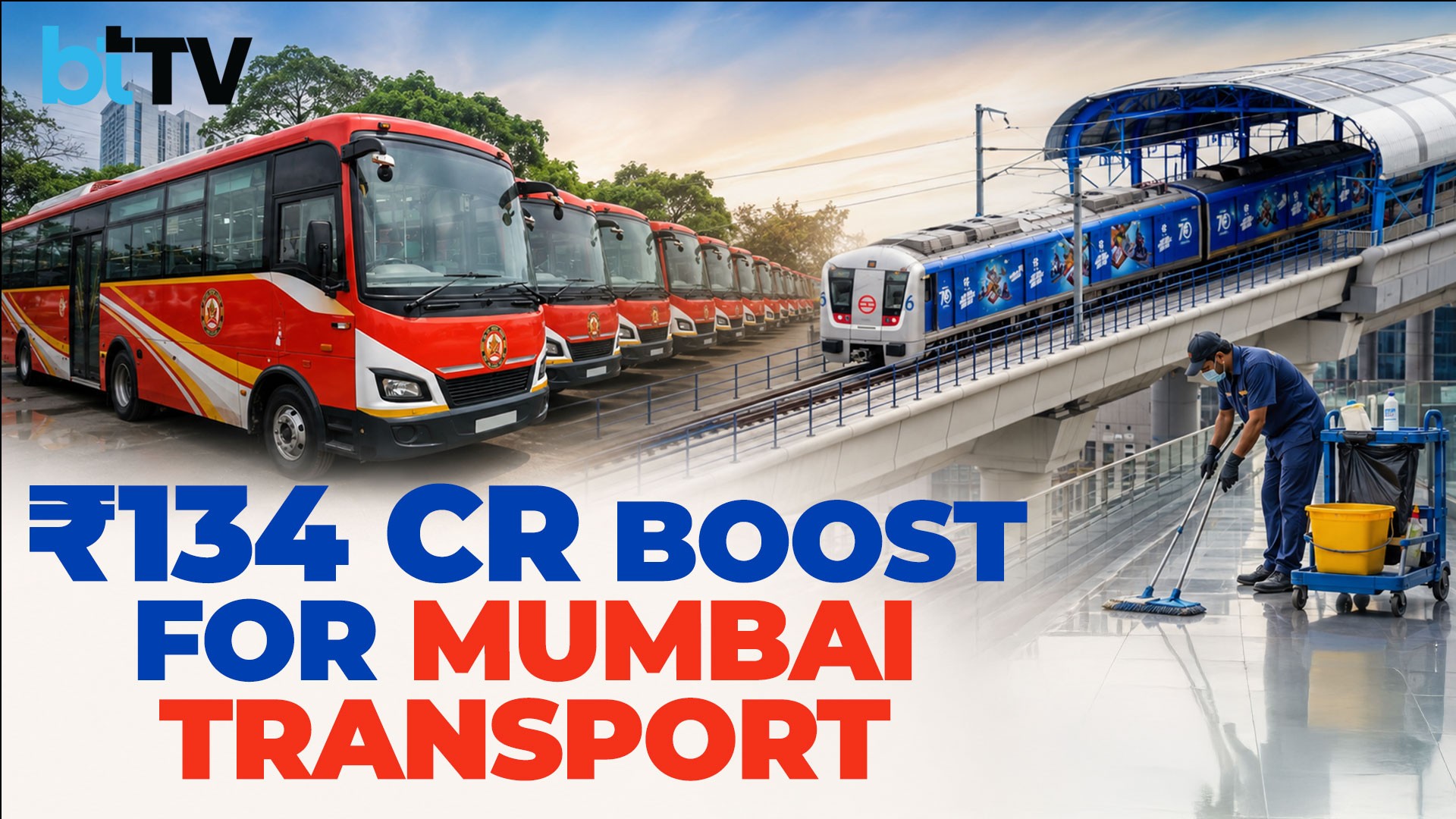 Mumbai Transport Gets Rs 134 Crore Facility Management Boost