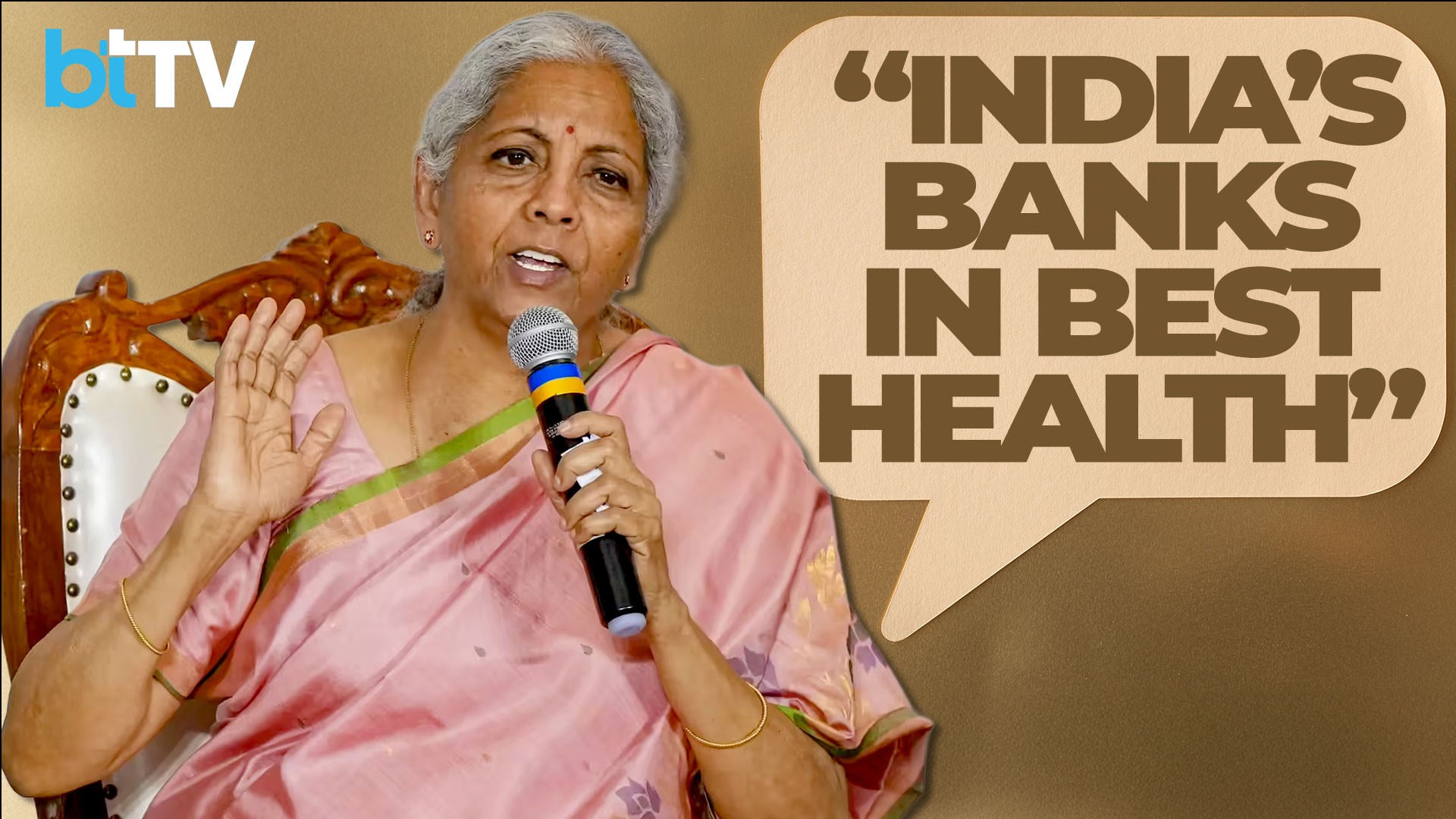Nirmala Sitharaman: India’s Banks In Best Health, Global Interest Rising In GIFT City