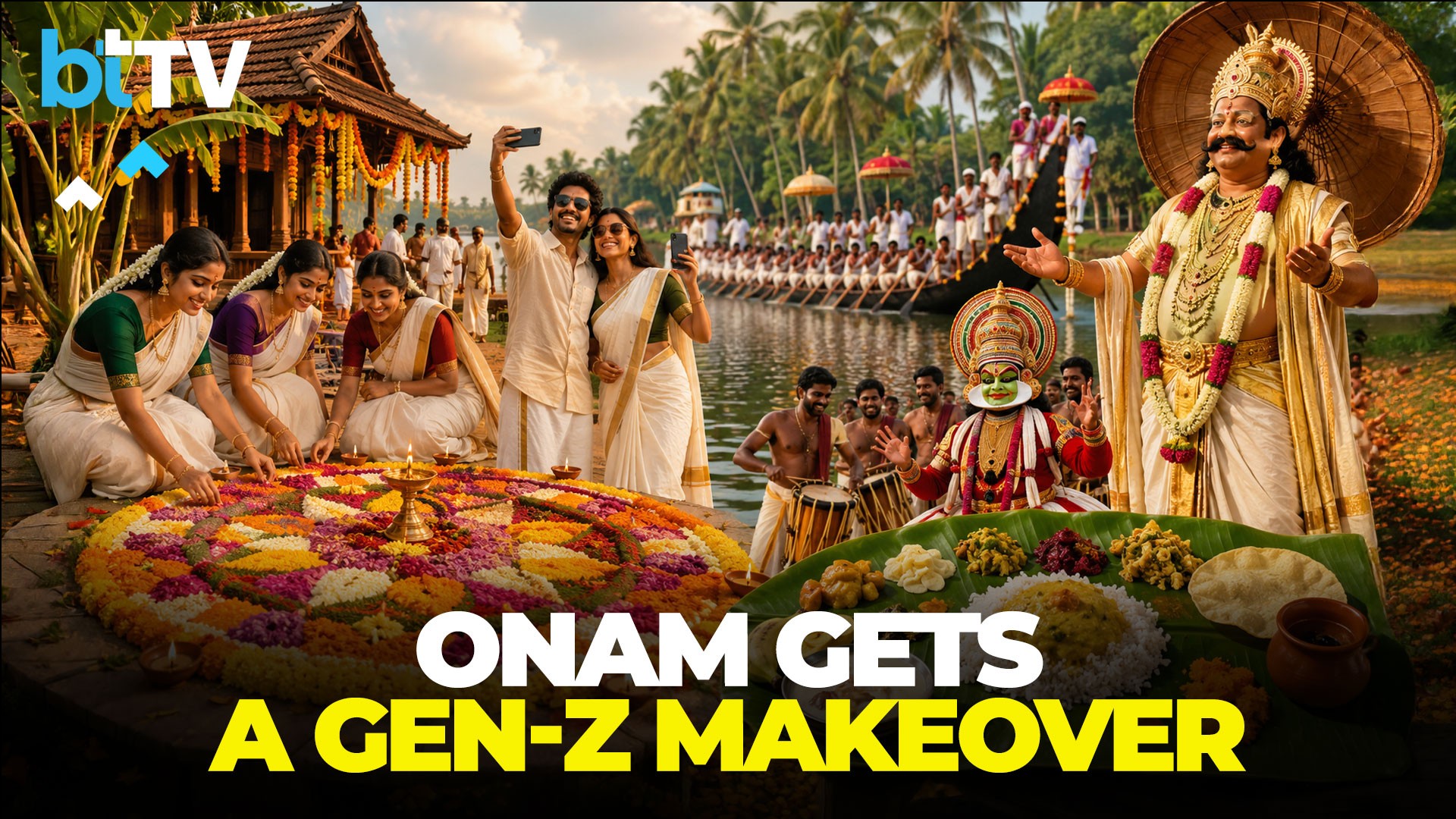 Onam 2026: Kerala Celebrates Mahabali, Pookkalam, Sadhya And Gen-Z Festivities