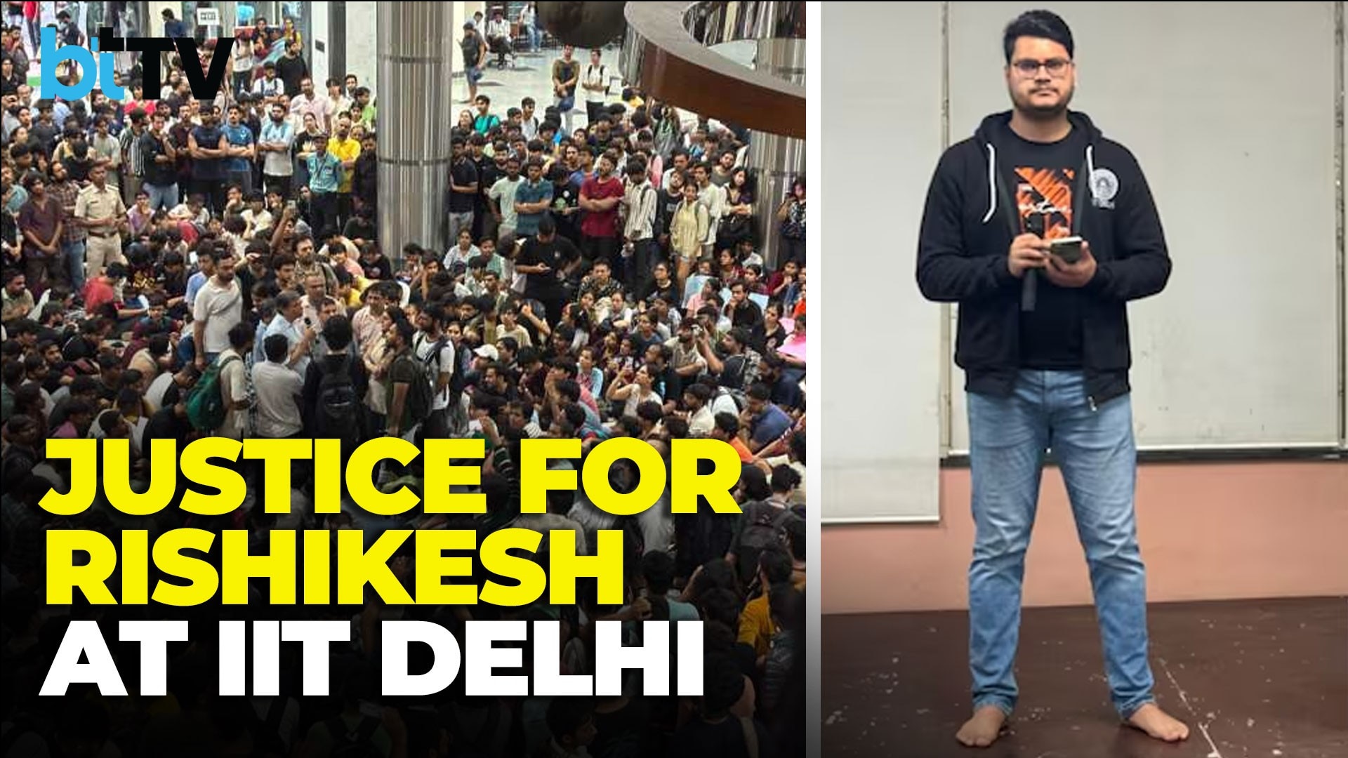 IIT Delhi Protests Over Student Death As Students Demand Accountability And Independent Probe