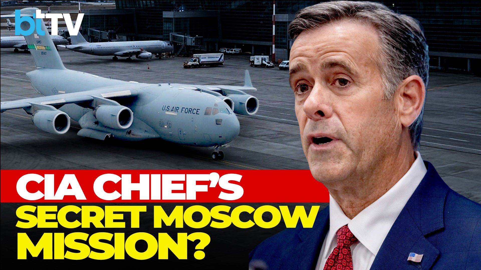 U.S. Spy Chief In Moscow? Secret C-17 Flight Sparks Mystery Over Ukraine Peace Talks