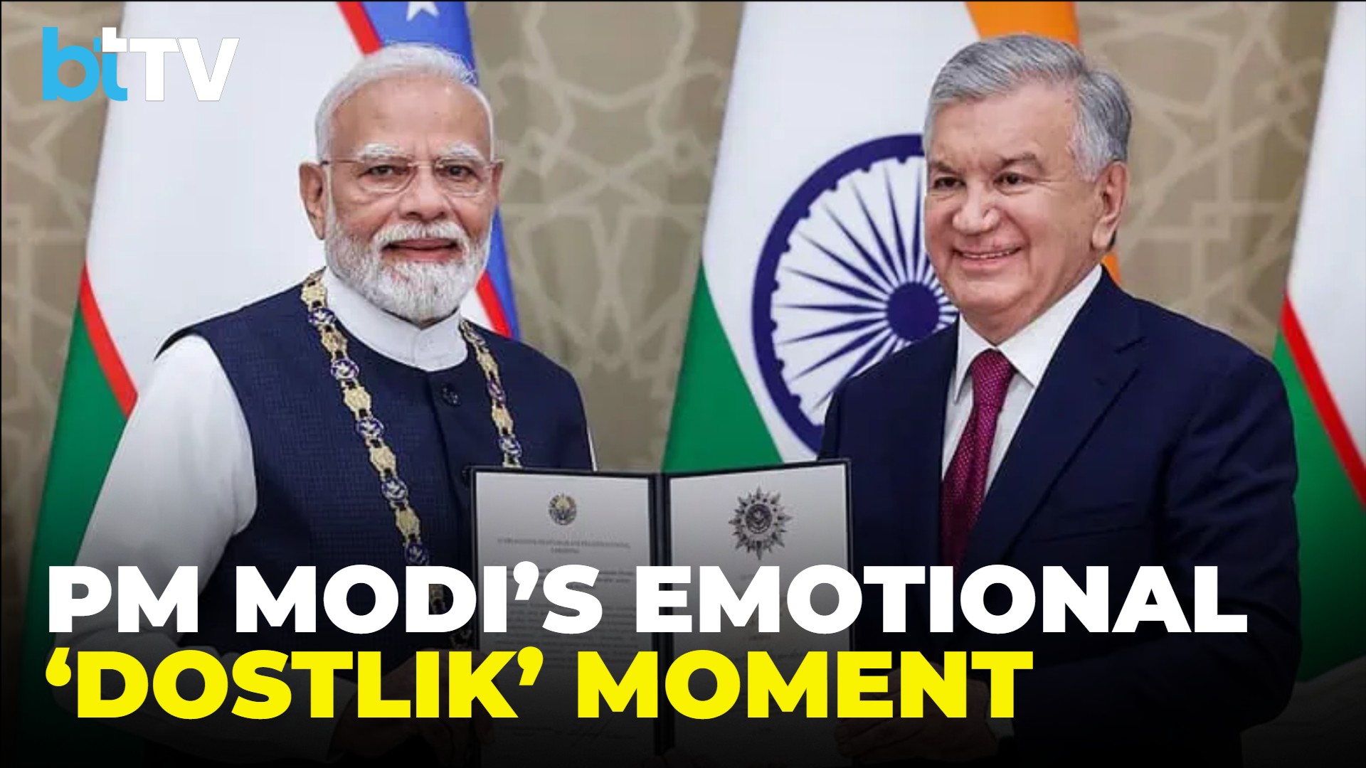 “Dostlik Means Friendship”: PM Modi Gets Uzbekistan’s Highest Honour; Dedicates It To India