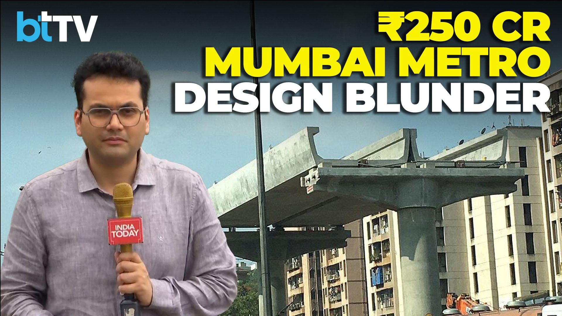 Mumbai Metro 7A Faces ₹250 Crore Loss Over Design Lapse Near Airport, Construction Halted