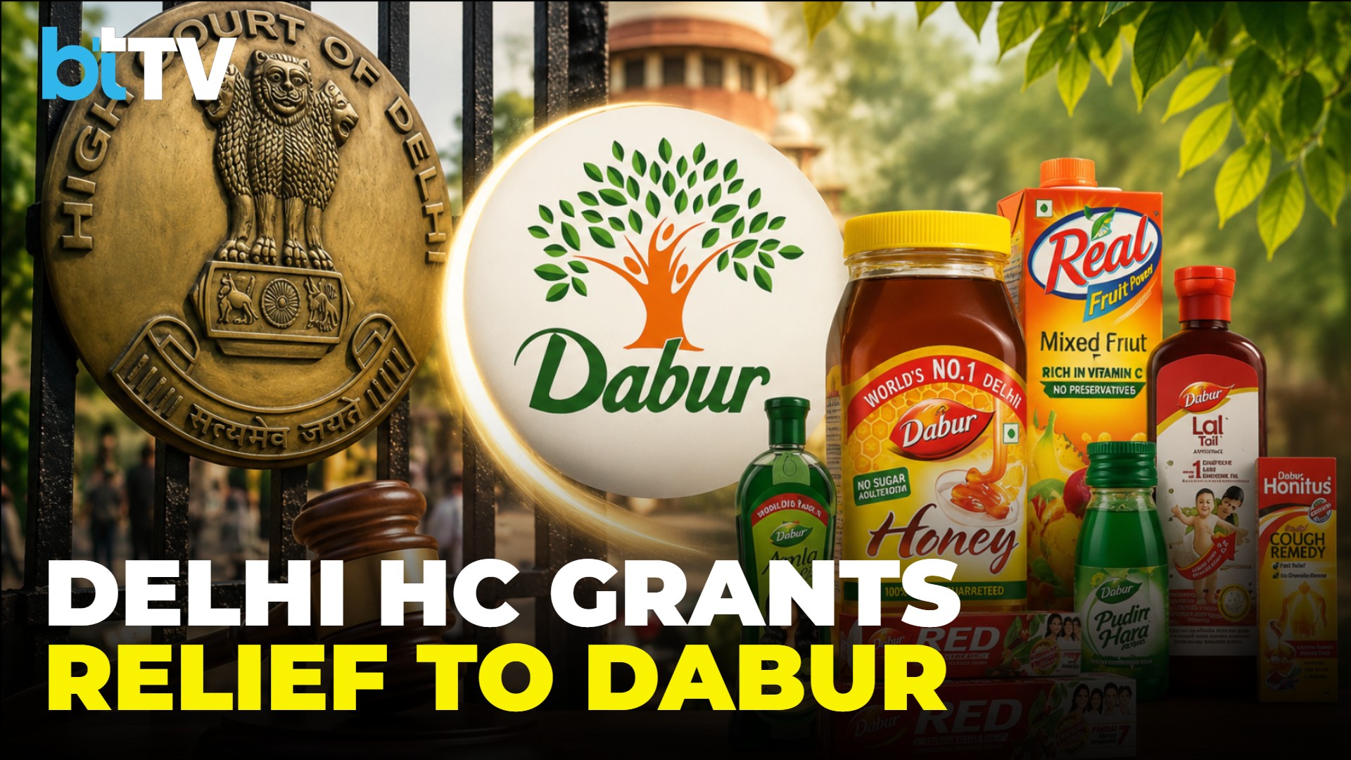 Delhi High Court Grants Interim Relief To Dabur, Stays FSSAI Order On '100%' Product Claims