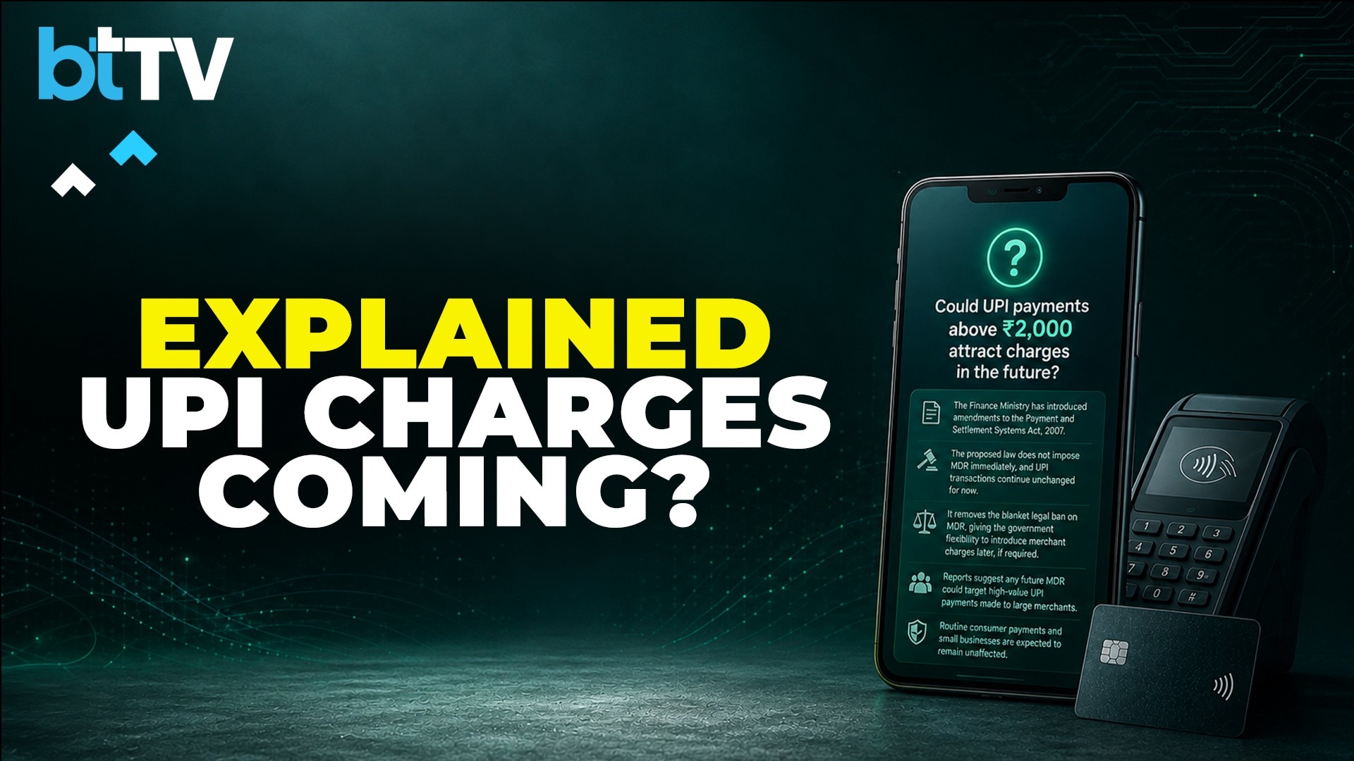 Will UPI Payments Above ₹2,000 Be Charged? Govt's New Bill Explained