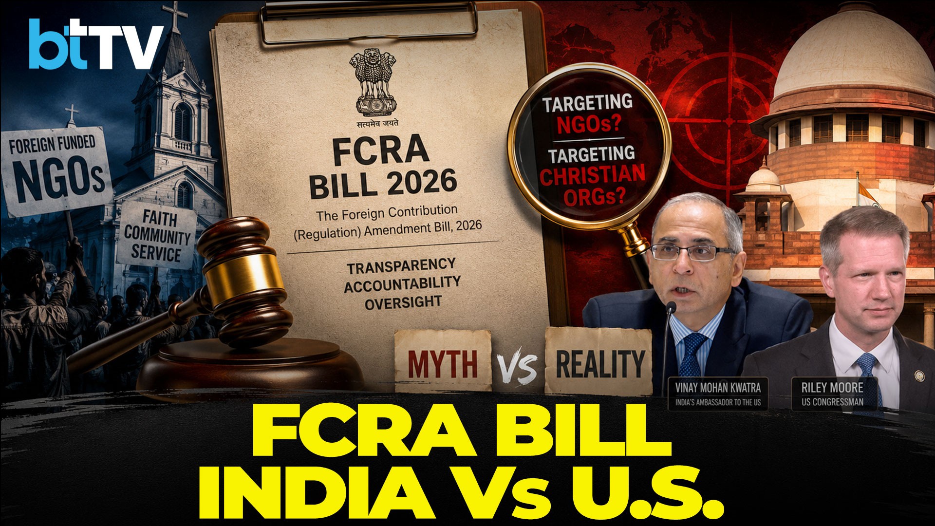FCRA Bill 2026 Row: India Debunks U.S. Claims On NGOs, Churches & Foreign Funds
