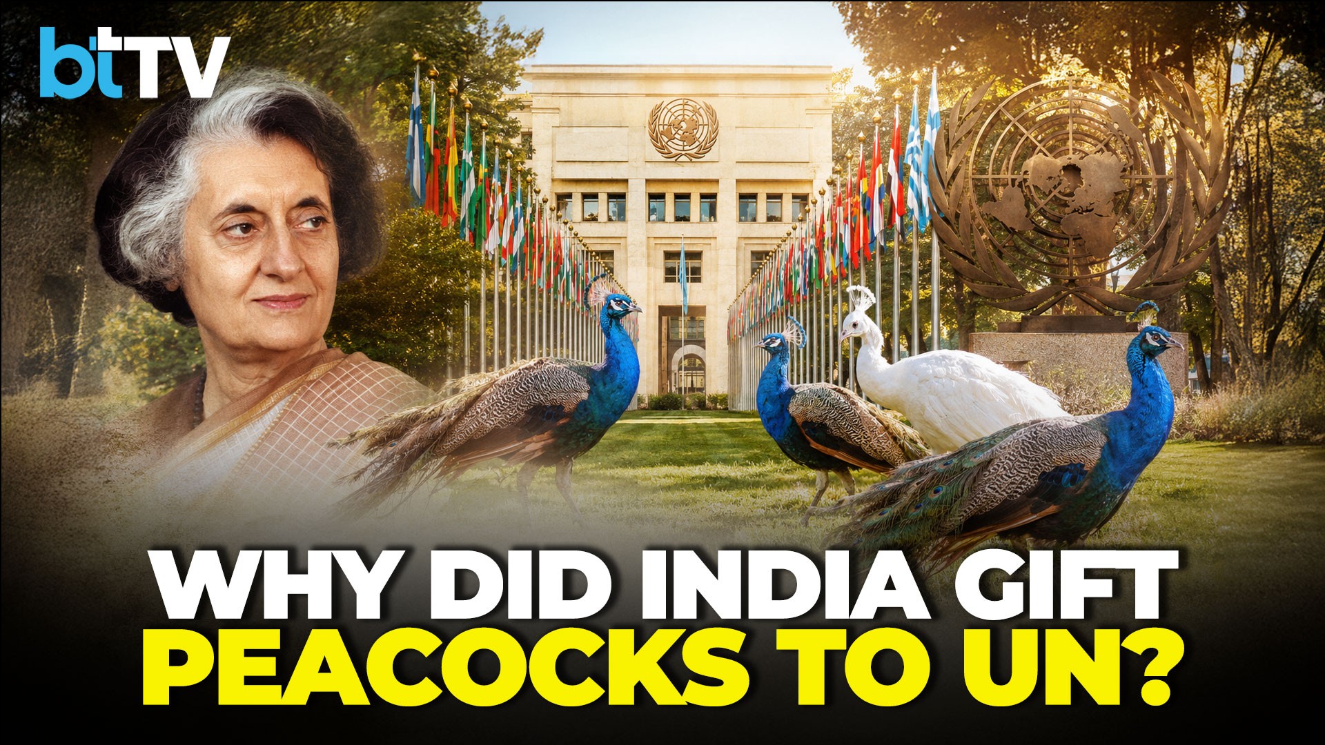 India's Unique Gift To The UN In Geneva: 5 Peacocks Revive 45-Year-Old UN Tradition
