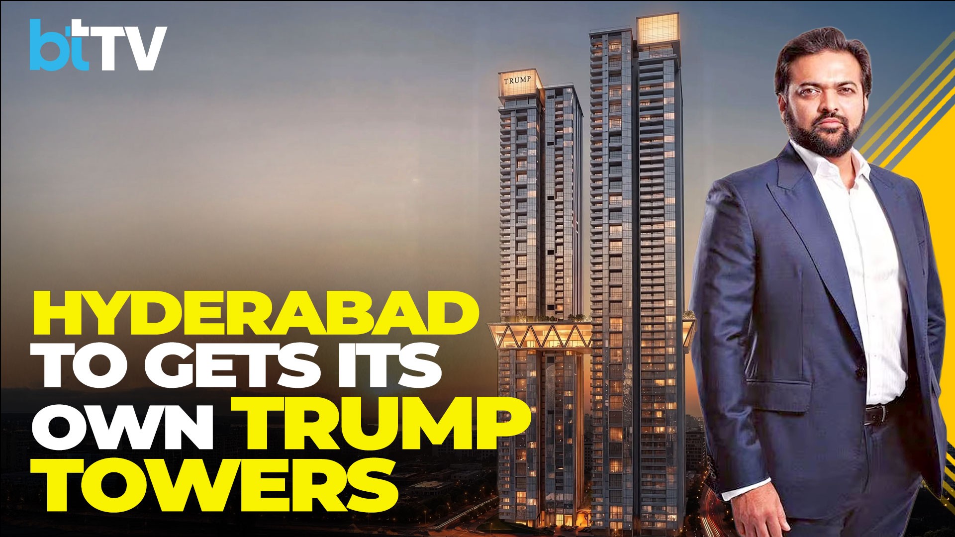 Trump Towers Hyderabad Set For October Launch, Says Tribeca Developers Founder Kalpesh Mehta