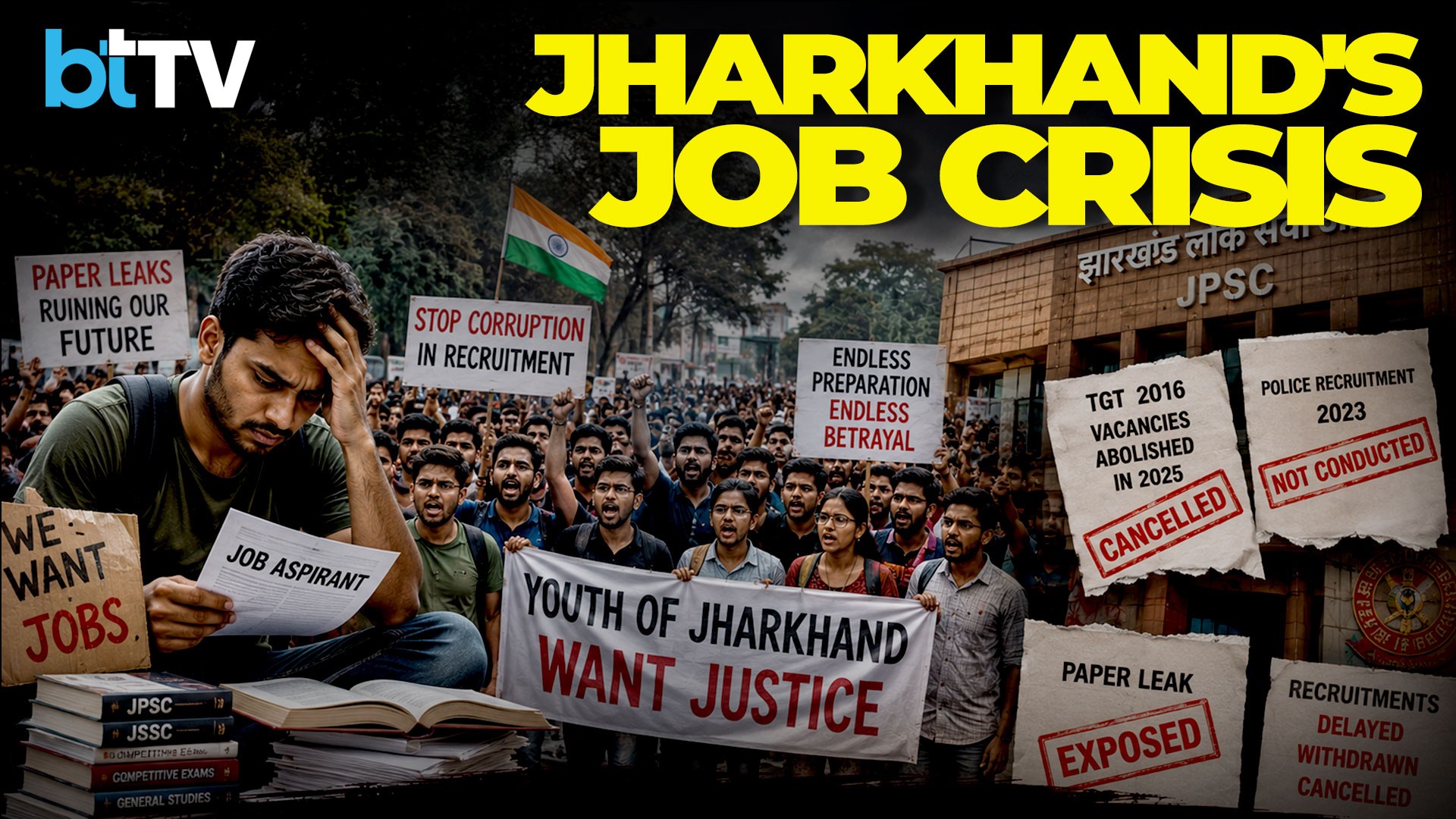 Jharkhand Job Crisis: Protesting Youth Expose Years Of Recruitment Delays And Paper Leaks