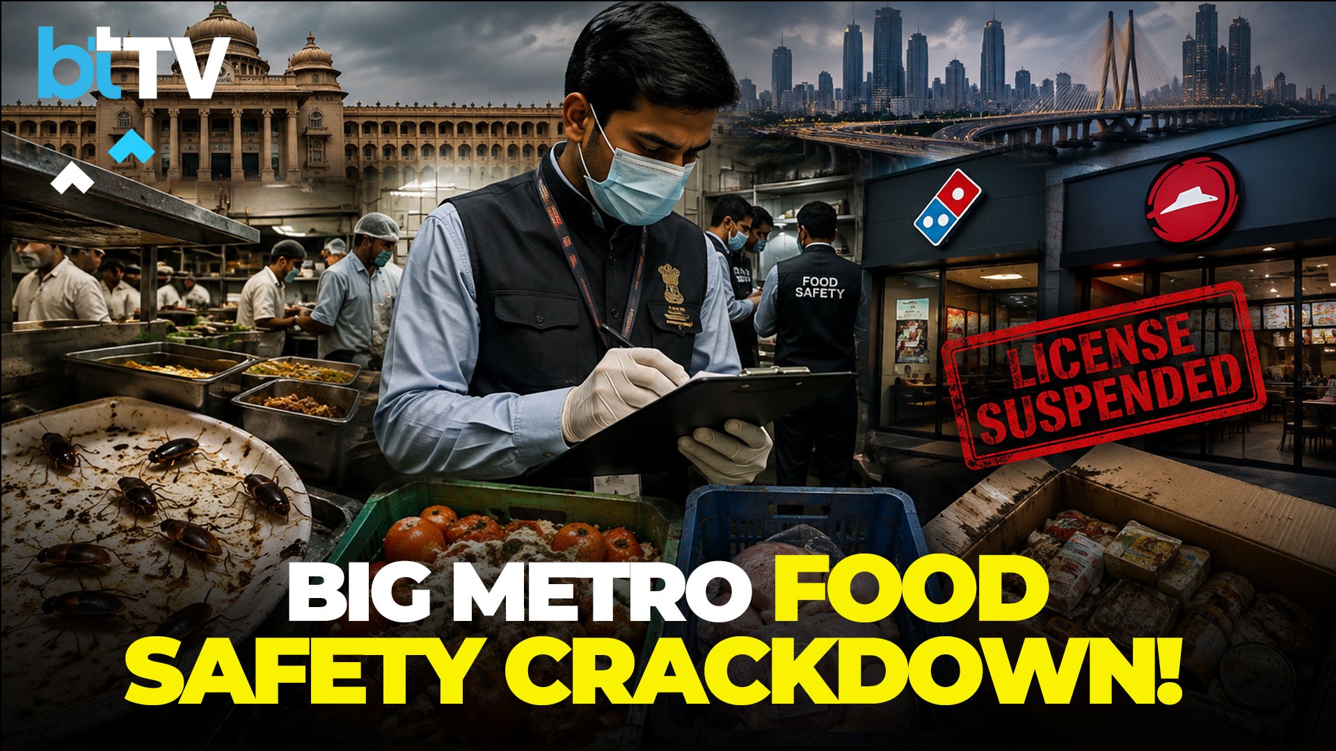 India Today Bureau Report: Mass Food Safety Raids Hit Top Hotels & Fast-Food Chains In Metros
