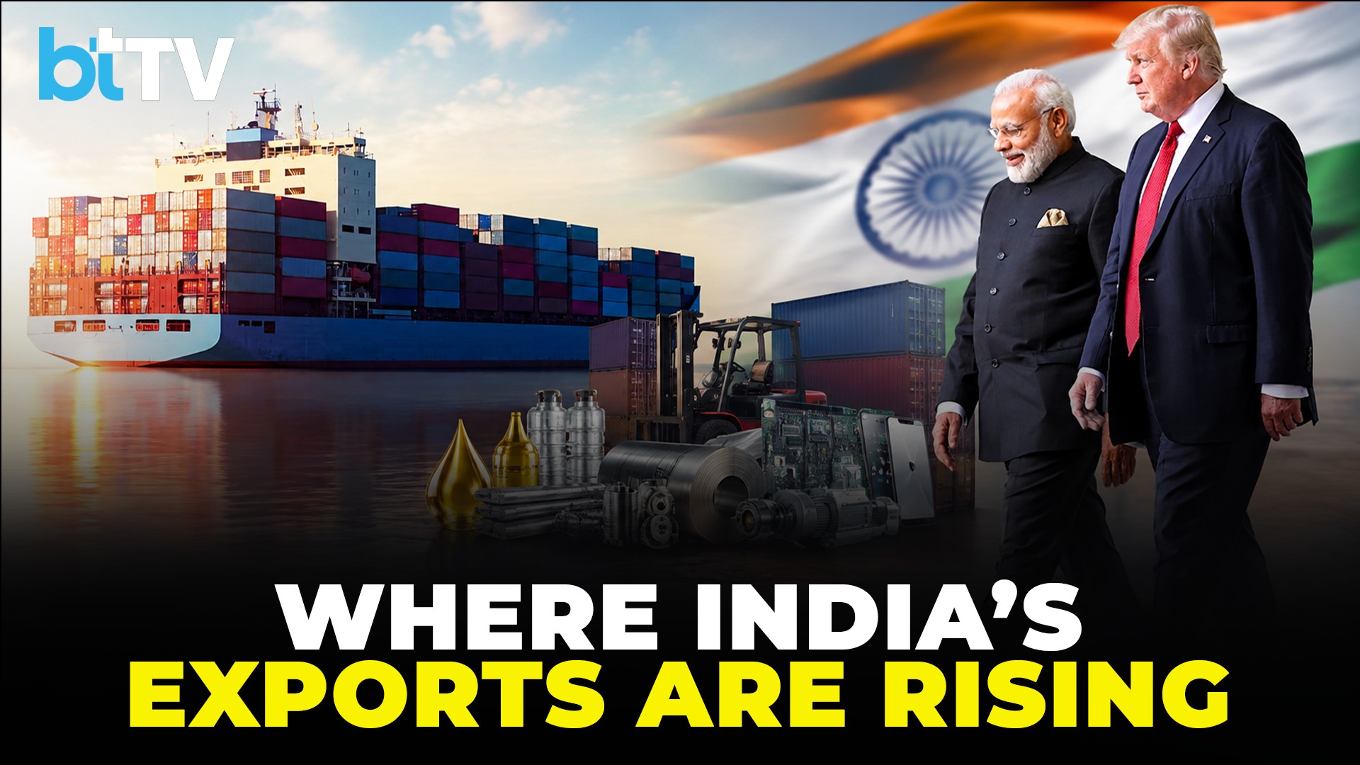 India&rsquo;s Merchandise Exports Surge: Who Bought What, Where?