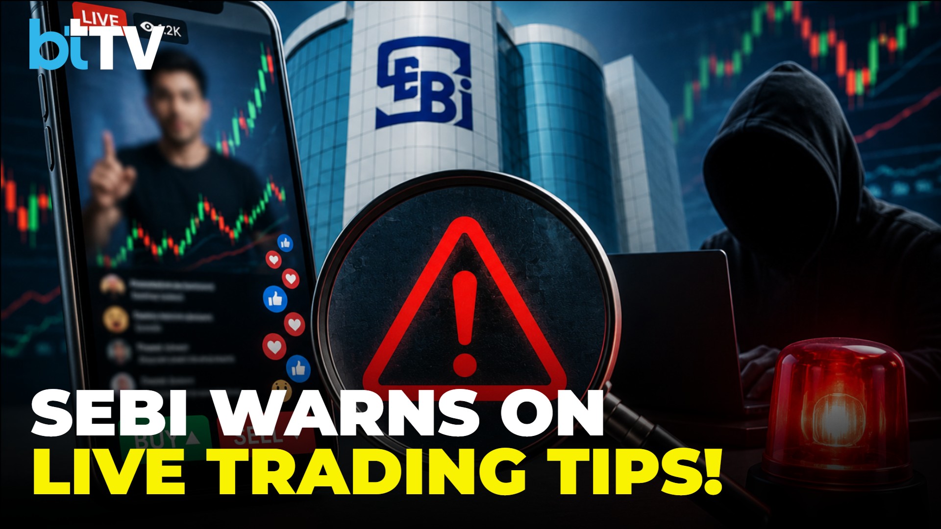 SEBI Warns Investors Against Live Trading Tips On Social Media, Advises Caution