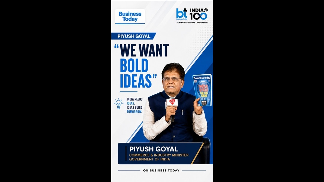 Piyush Goyal: &ldquo;We Want Bold Ideas&rdquo;