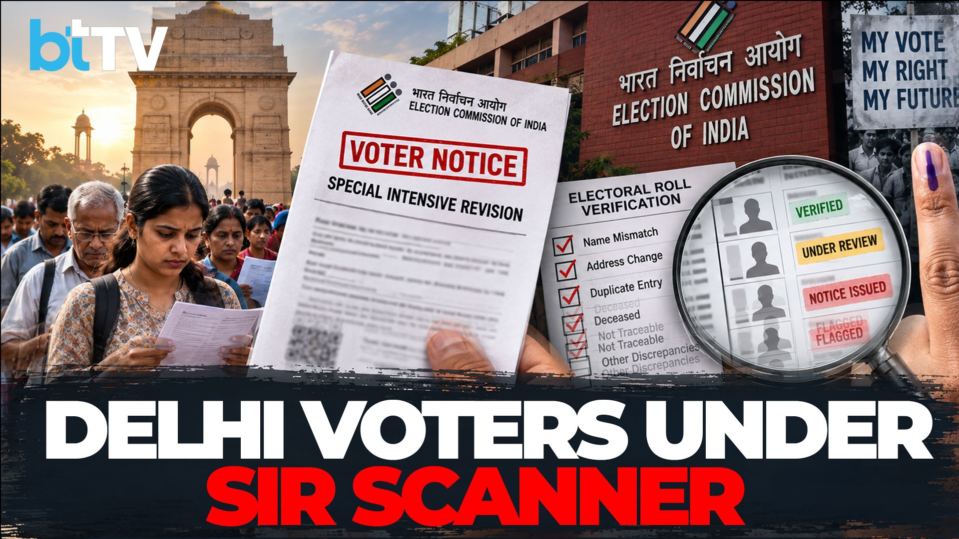 Delhi SIR: 47.5 Lakh Names Off Draft Roll, 33 Lakh Voters Flagged For Discrepancies