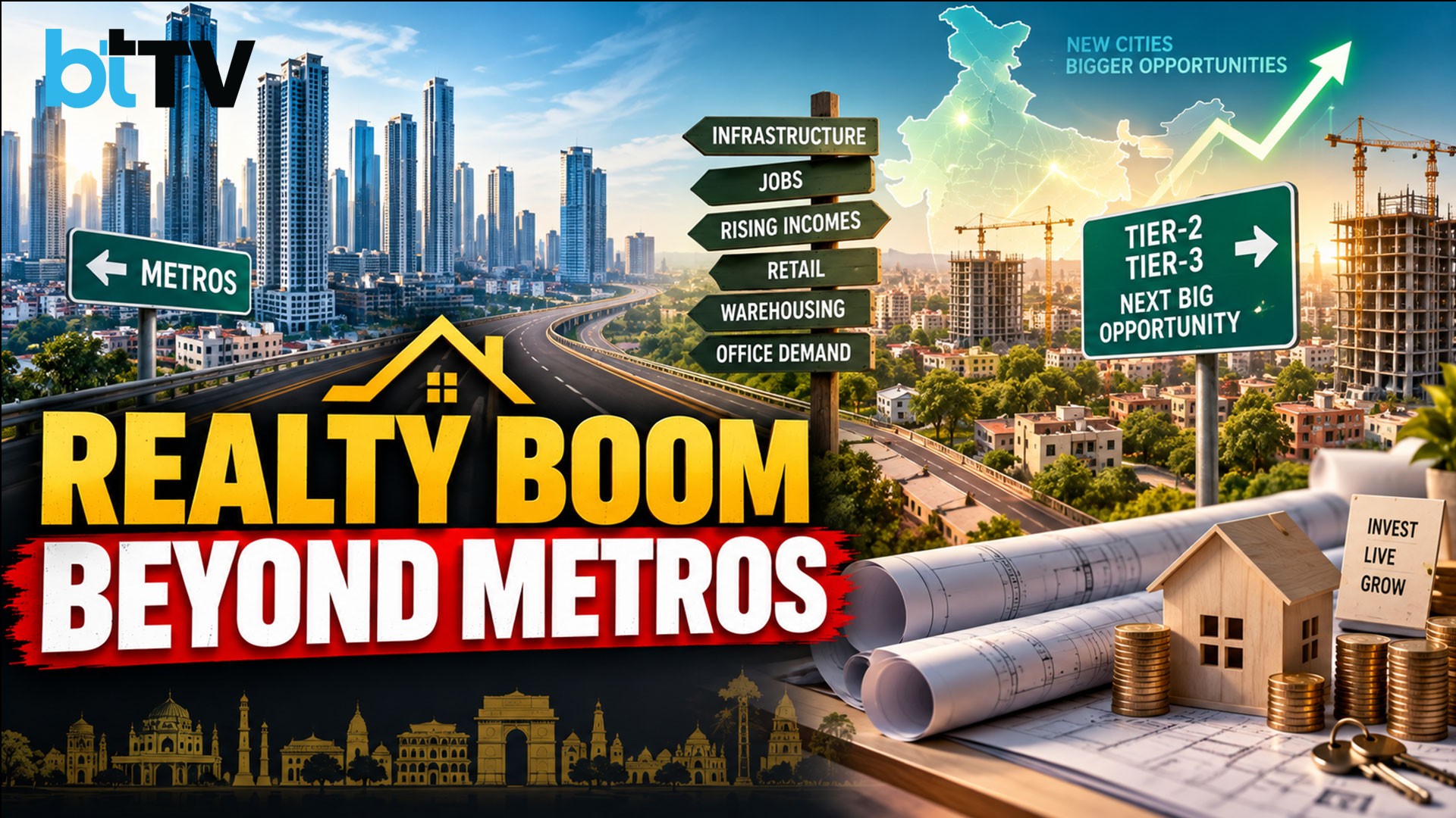 Tier-2 Cities Drive India’s Next Realty Boom | ₹1.7 Tn Opportunity Explained