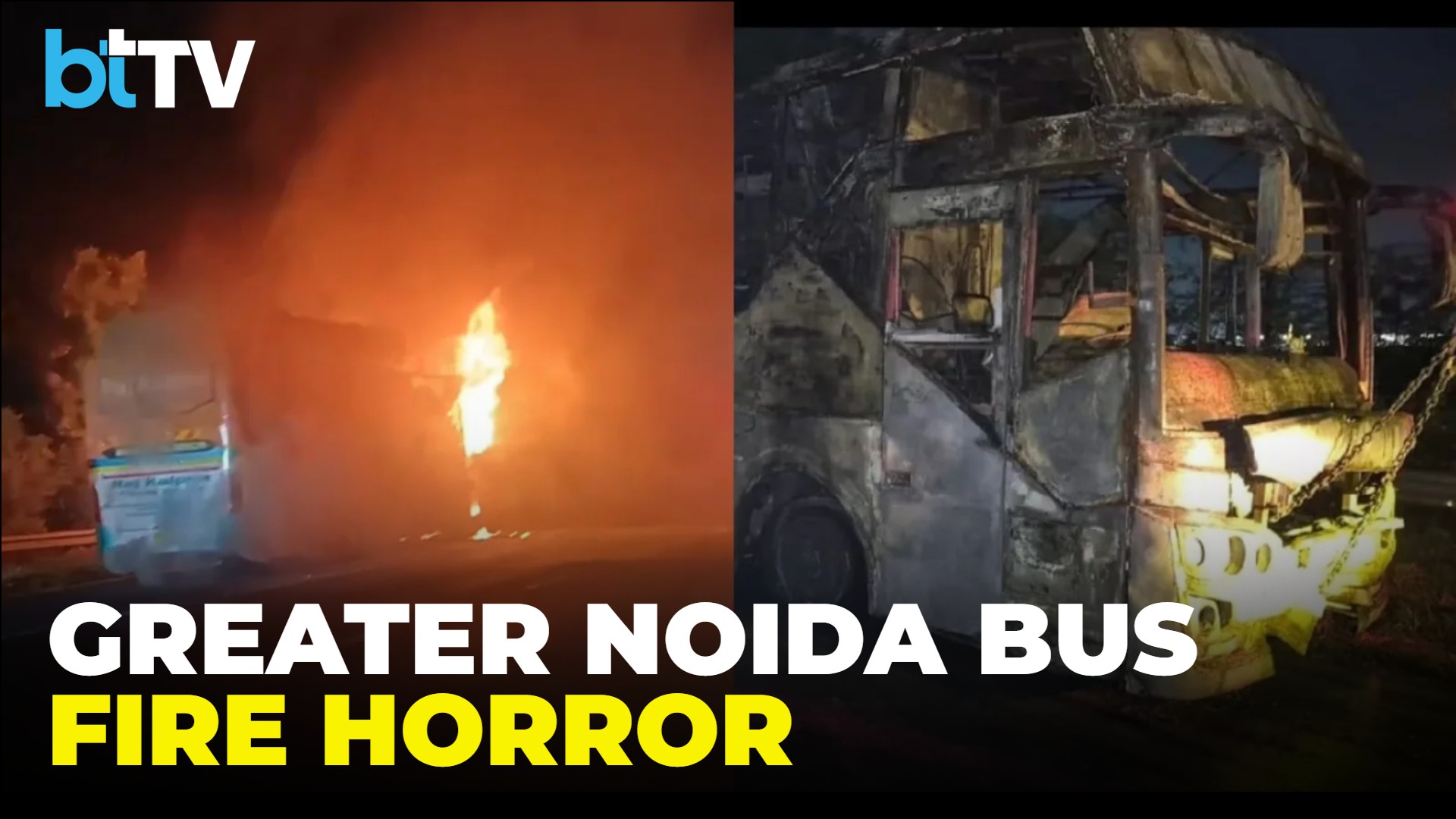 Greater Noida Bus Fire: FIR Alleges Driver Smoked, Ignored Warning Before 9 Deaths