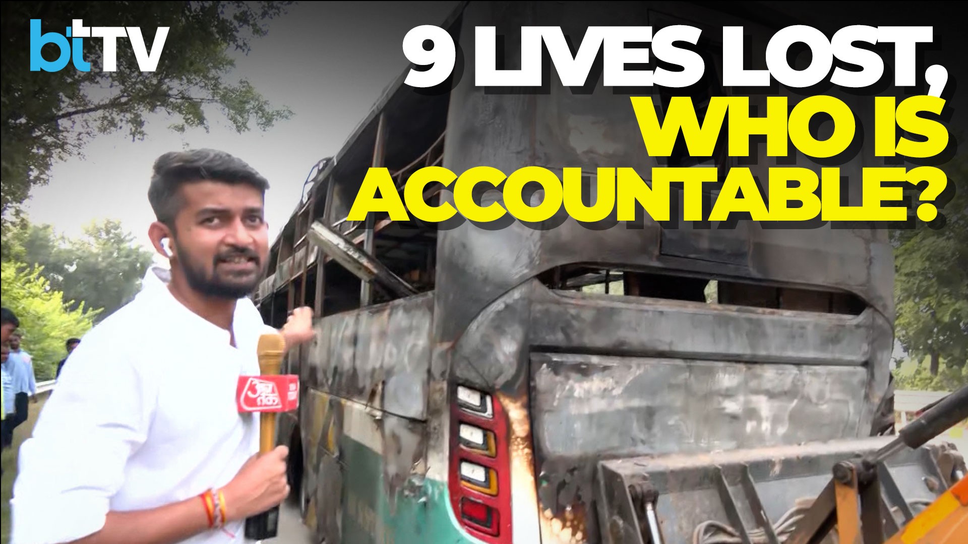 Greater Noida Bus Fire Kills 9: Smoking, Safety Lapses And ₹60K+ Pending Challans