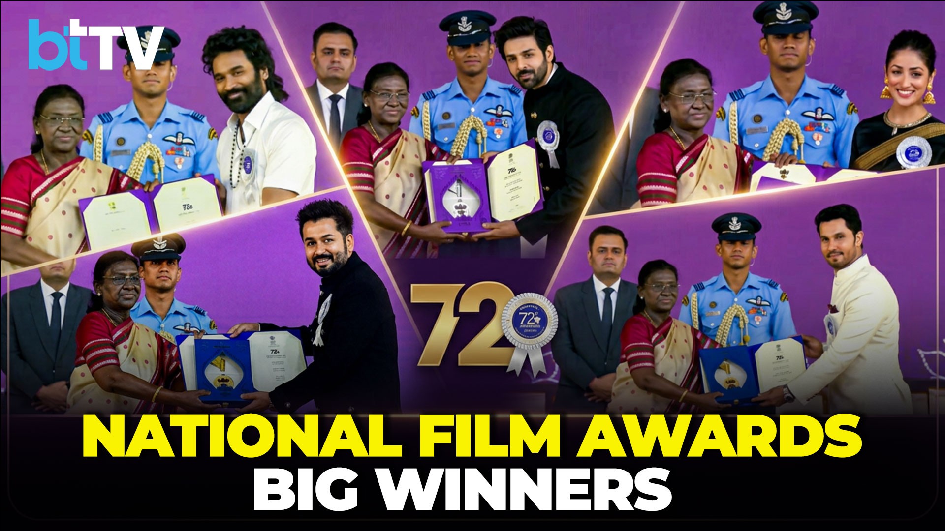 72nd National Film Awards: Article 370 Wins Best Film, Kartik, Yami, Mammootty Take Honours