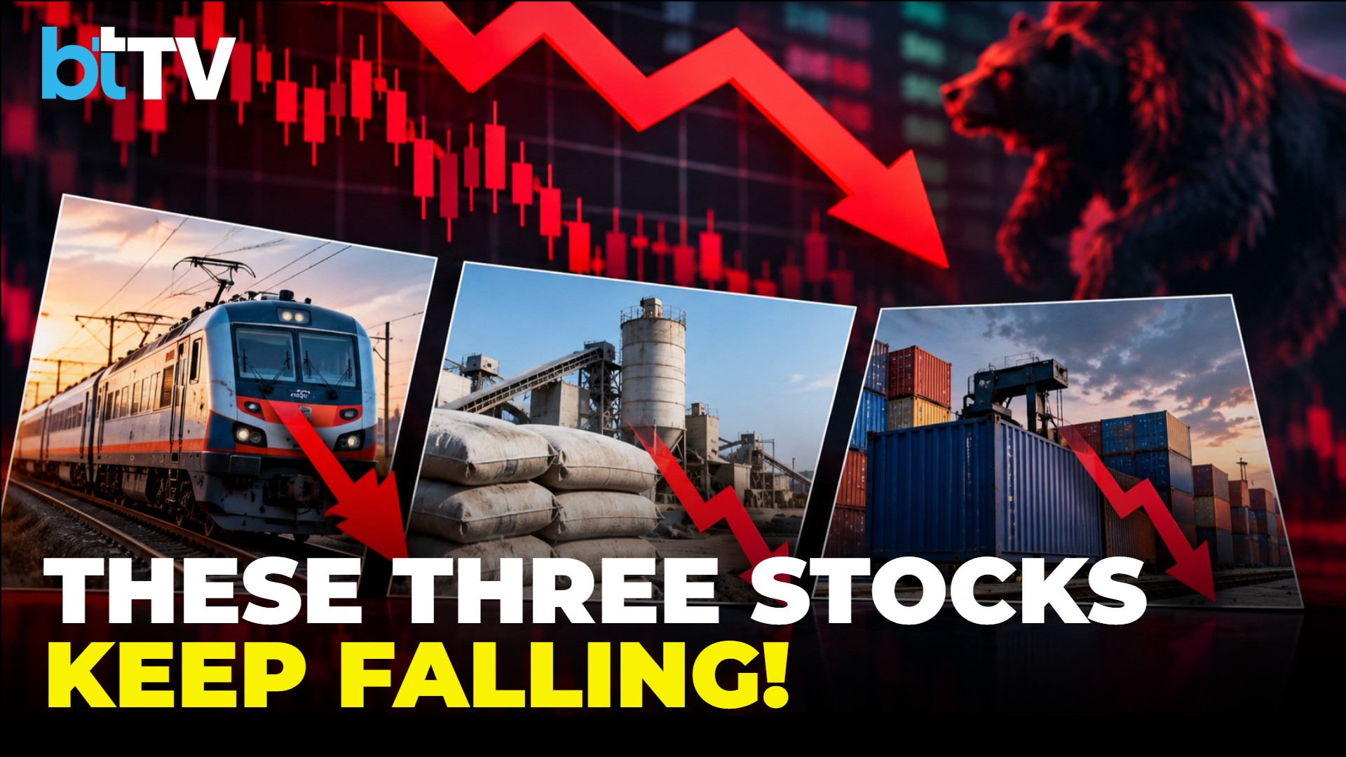 These 3 Nifty Stocks In Trouble? Charts Reveal Relentless Selling & Failed Bounce Attempts