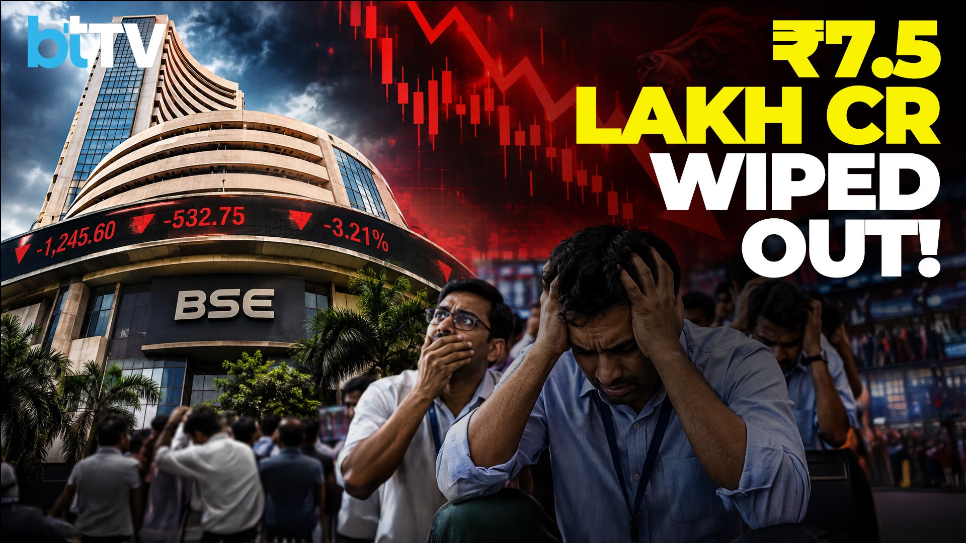 ₹7.5 Lakh Crore Gone | Real Reasons Behind Market Sell-off | Stock Market News Today
