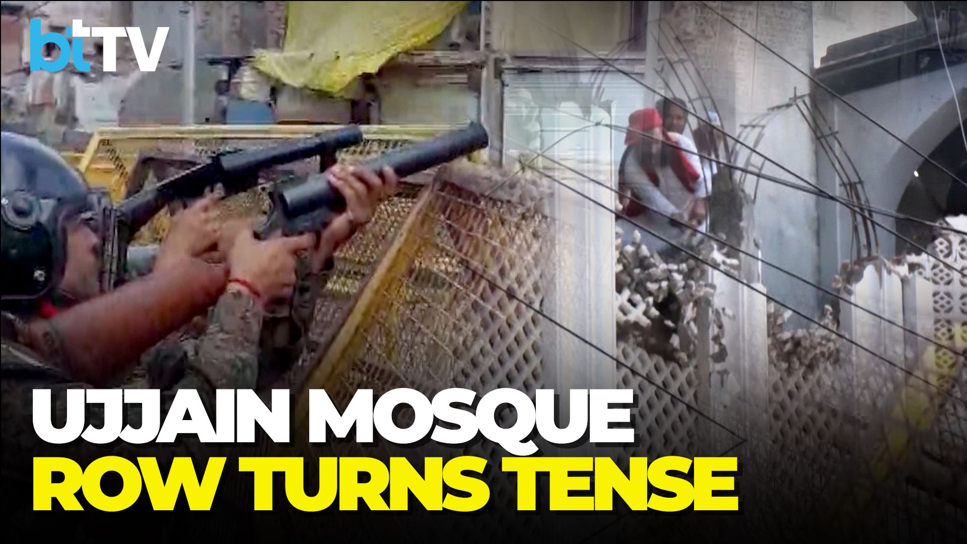Ujjain Shahi Masjid Demolition Sparks Clashes, Stone-Pelting During Road-Widening Drive
