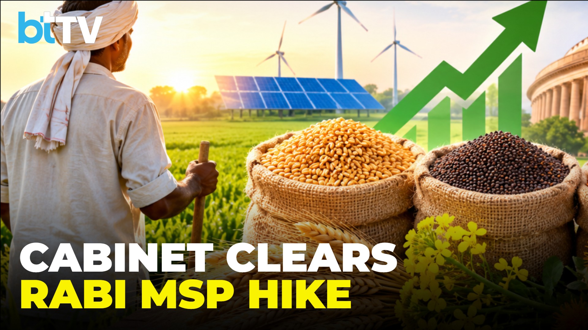  Cabinet Approves Rabi MSP Hike: Wheat MSP Raised To ₹2,610; Safflower Gets ₹675 Boost