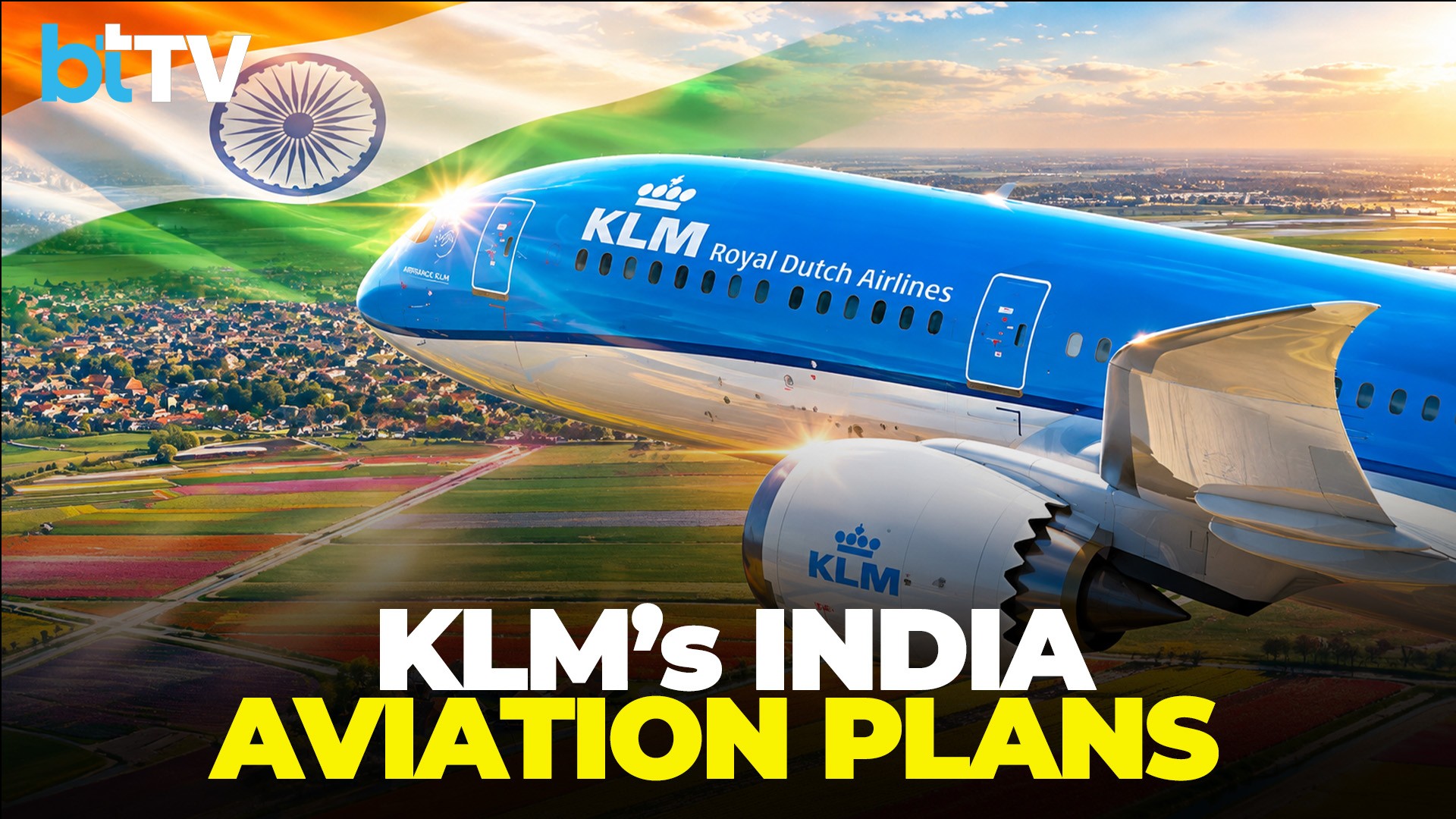KLM Steps Up SAF Push On India-Europe Route