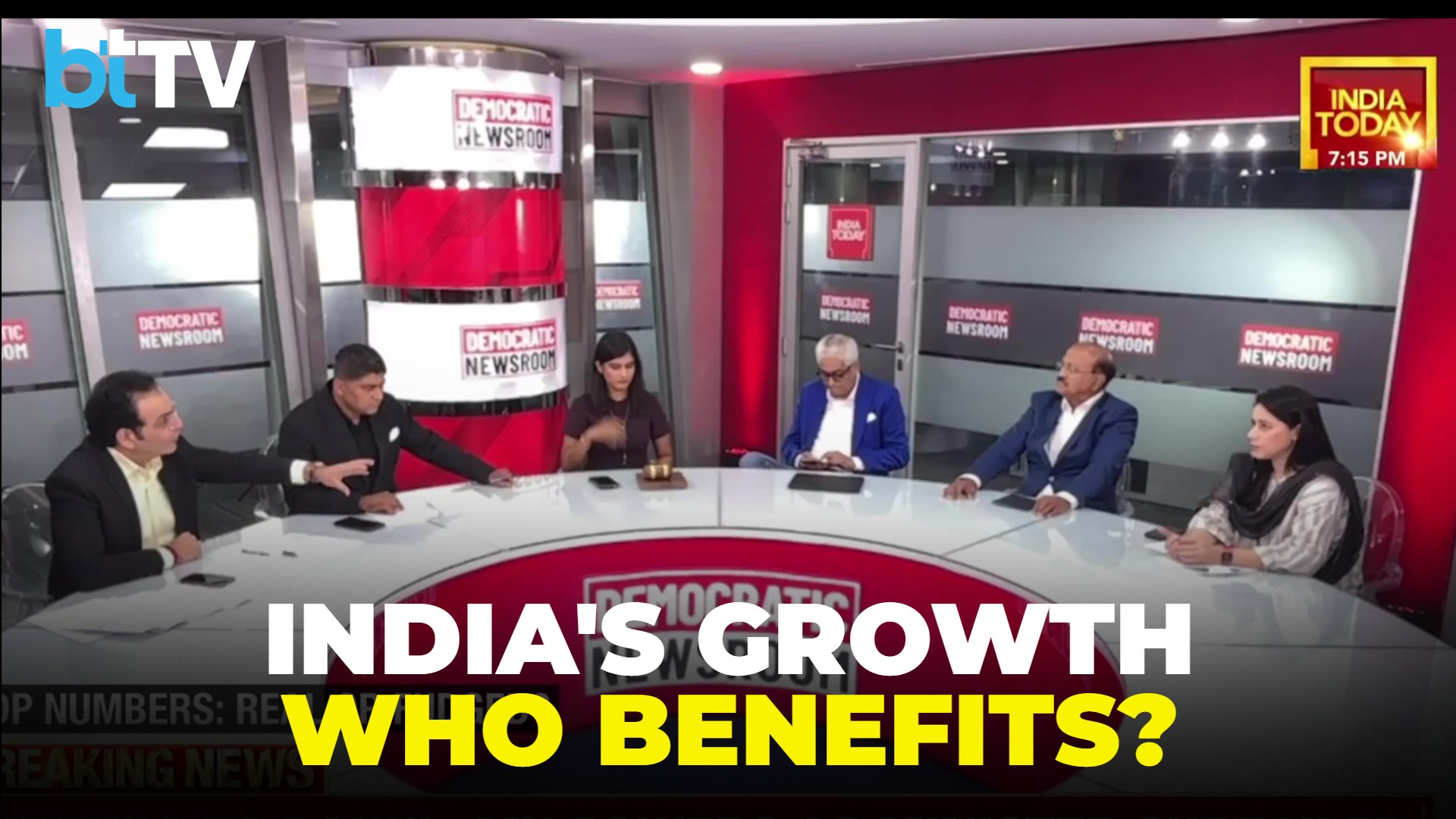 #DemocraticNewsroom | '800 Million People On Subsidies': Siddharth Zarabi On India’s K-Shaped Economy